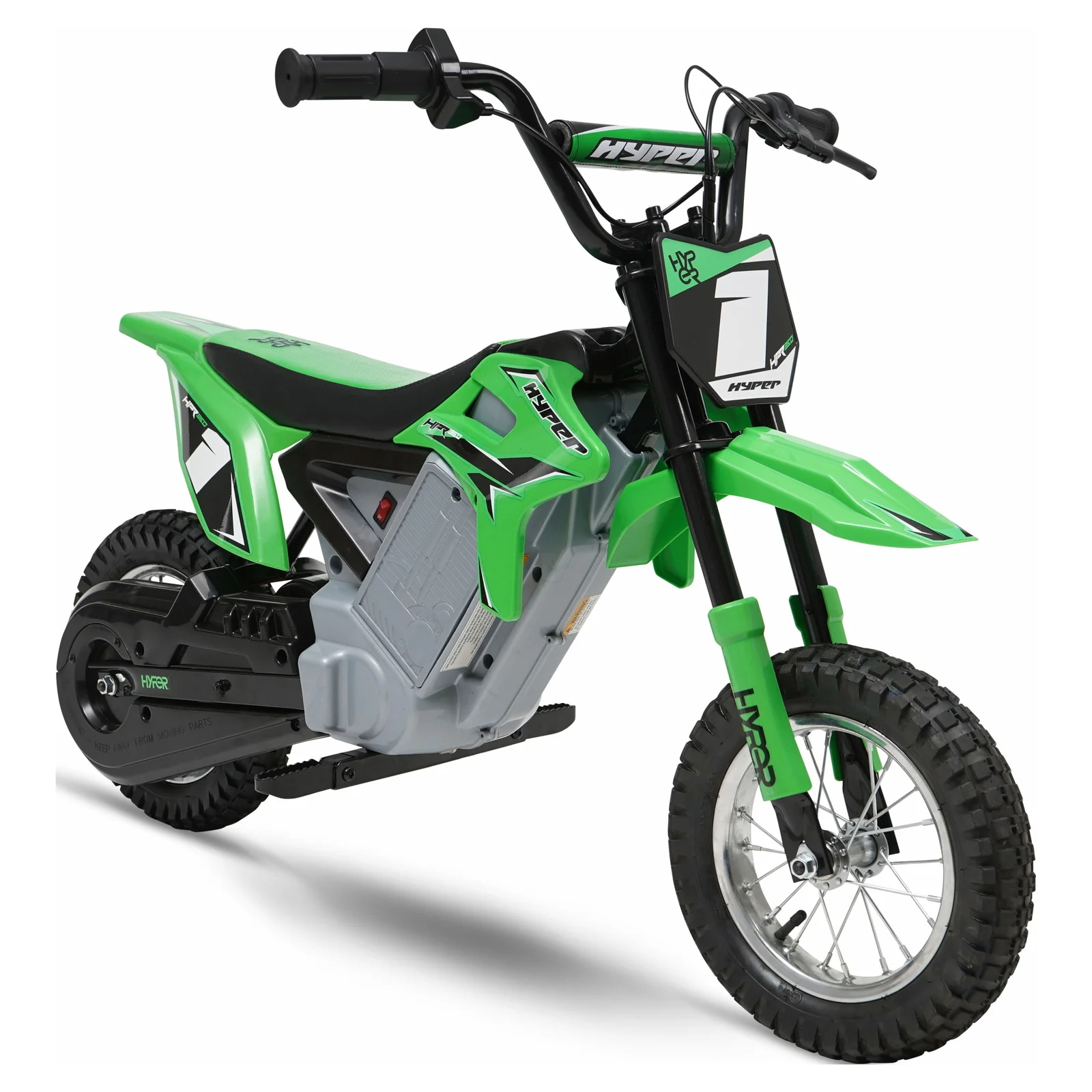 350W 24V Green Electric Dirt Bike Motorcycle - Image 3