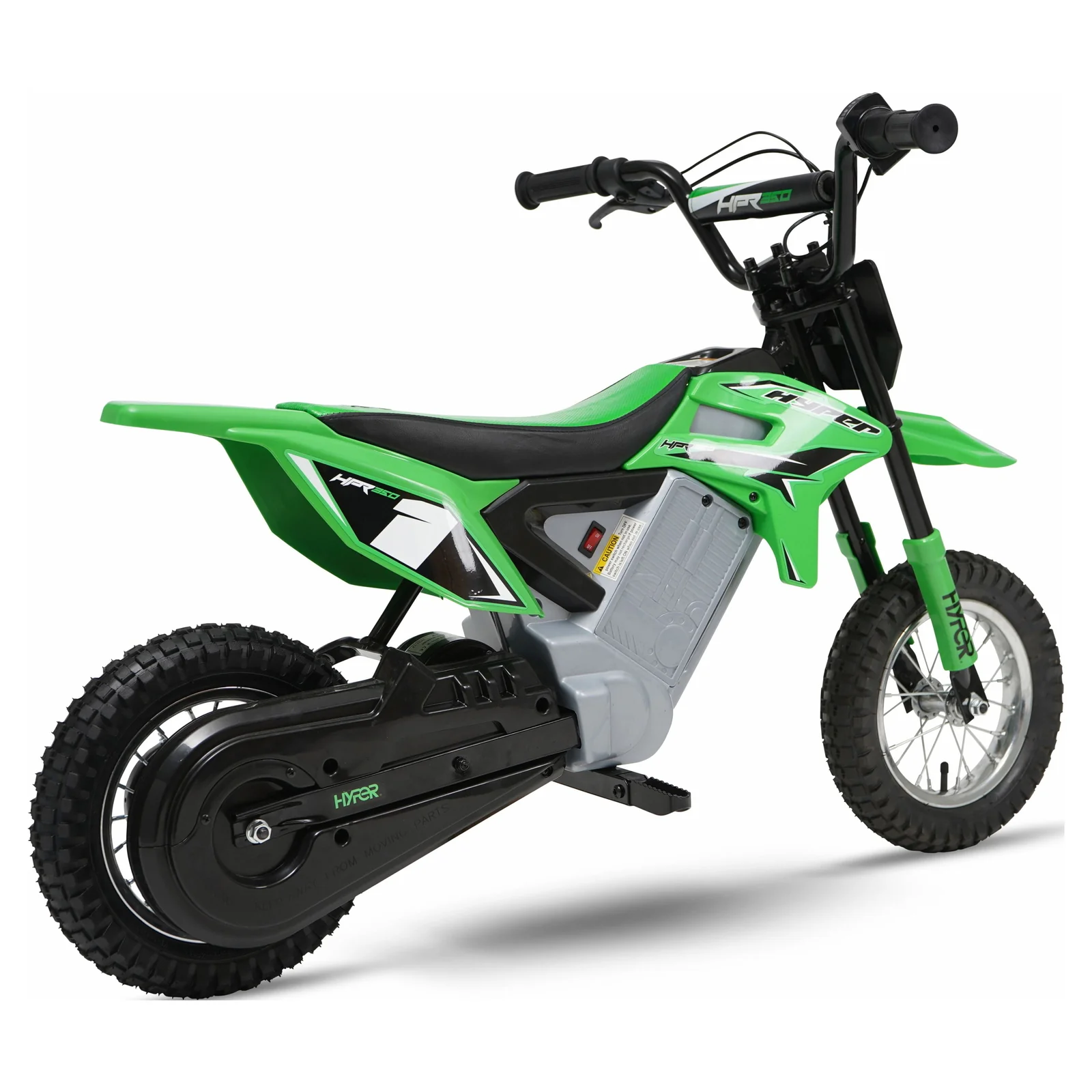 350W 24V Green Electric Dirt Bike Motorcycle - Image 4