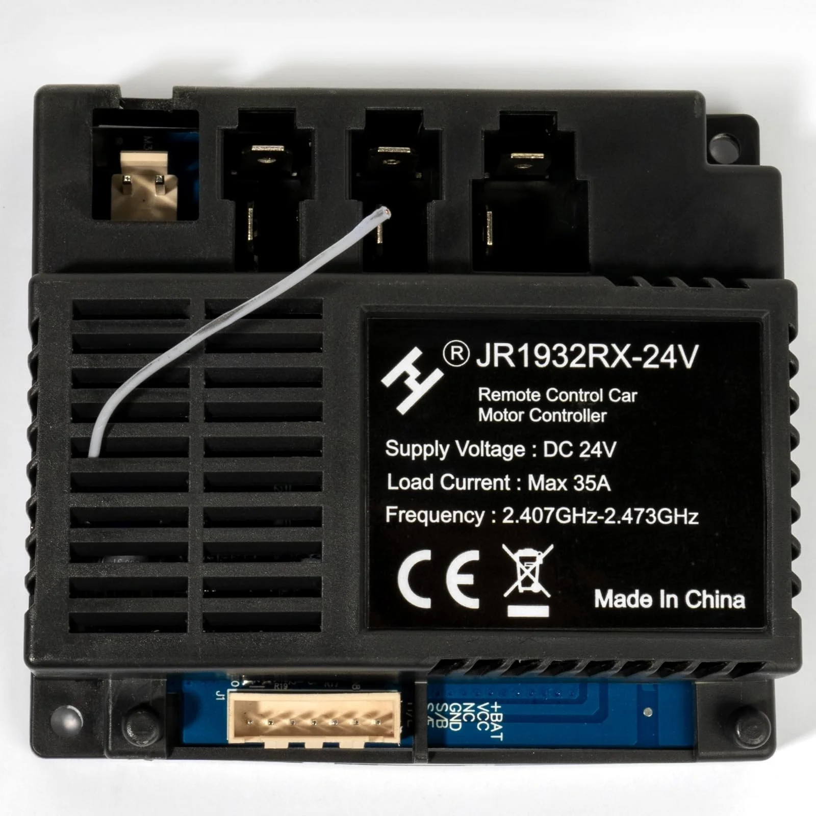 JR1932RX-24V Black Motor Controller Receiver for Remote Control Cars
