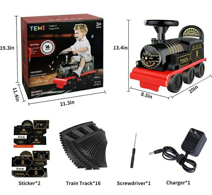 Juego de Tren Eléctrico con Pista para Niños Pequeños: ¡Tu Hijo Podrá Pasear como un Verdadero Maquinista! - Image 7