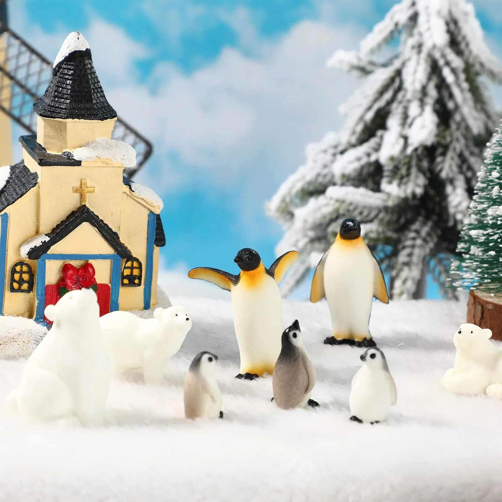 Kasyat 16-Piece Arctic Wildlife Figurine Collection - Image 7