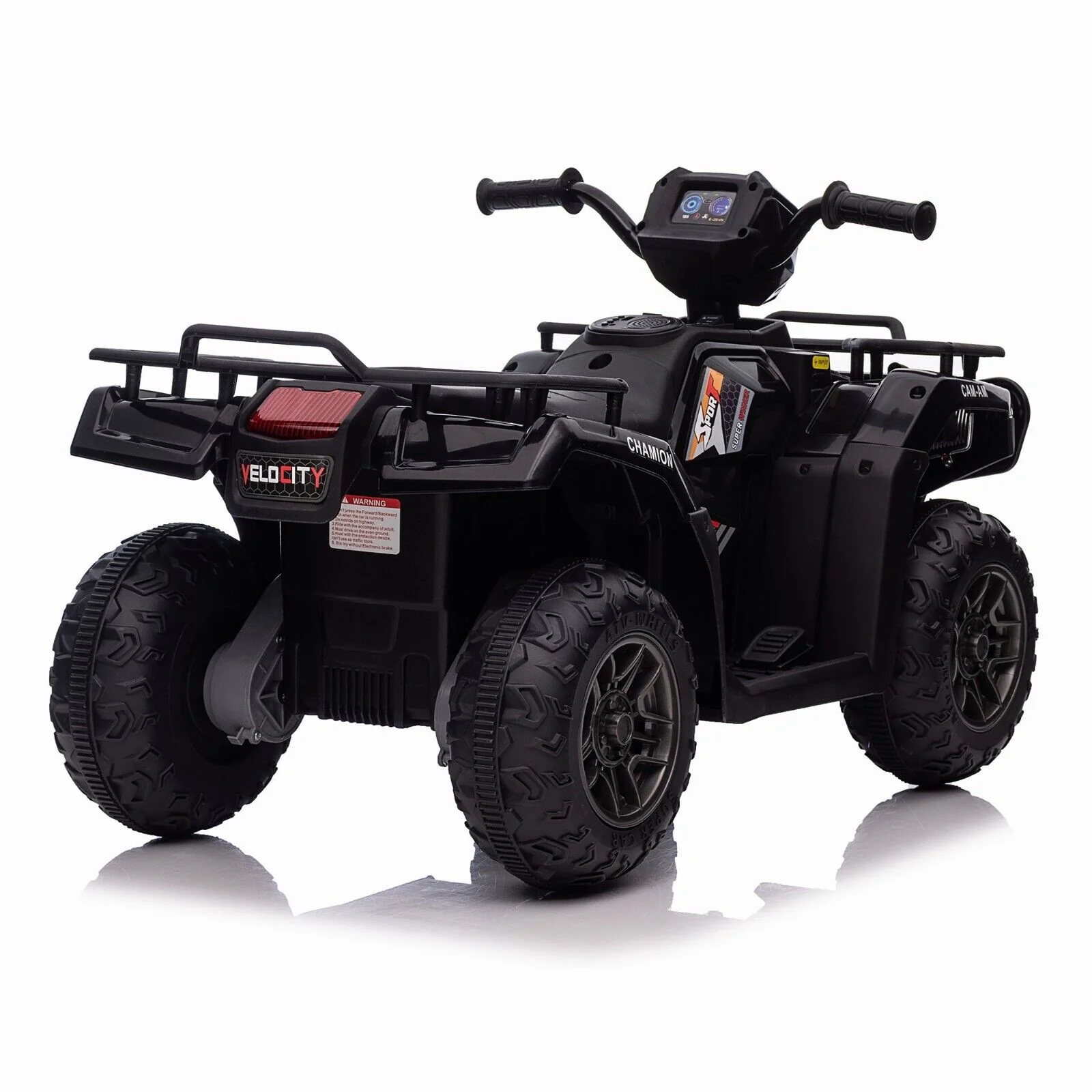 Kids 12V ATV with AUX & USB, Music & LED Lights - Battery-Powered 4 Wheeler - Image 18