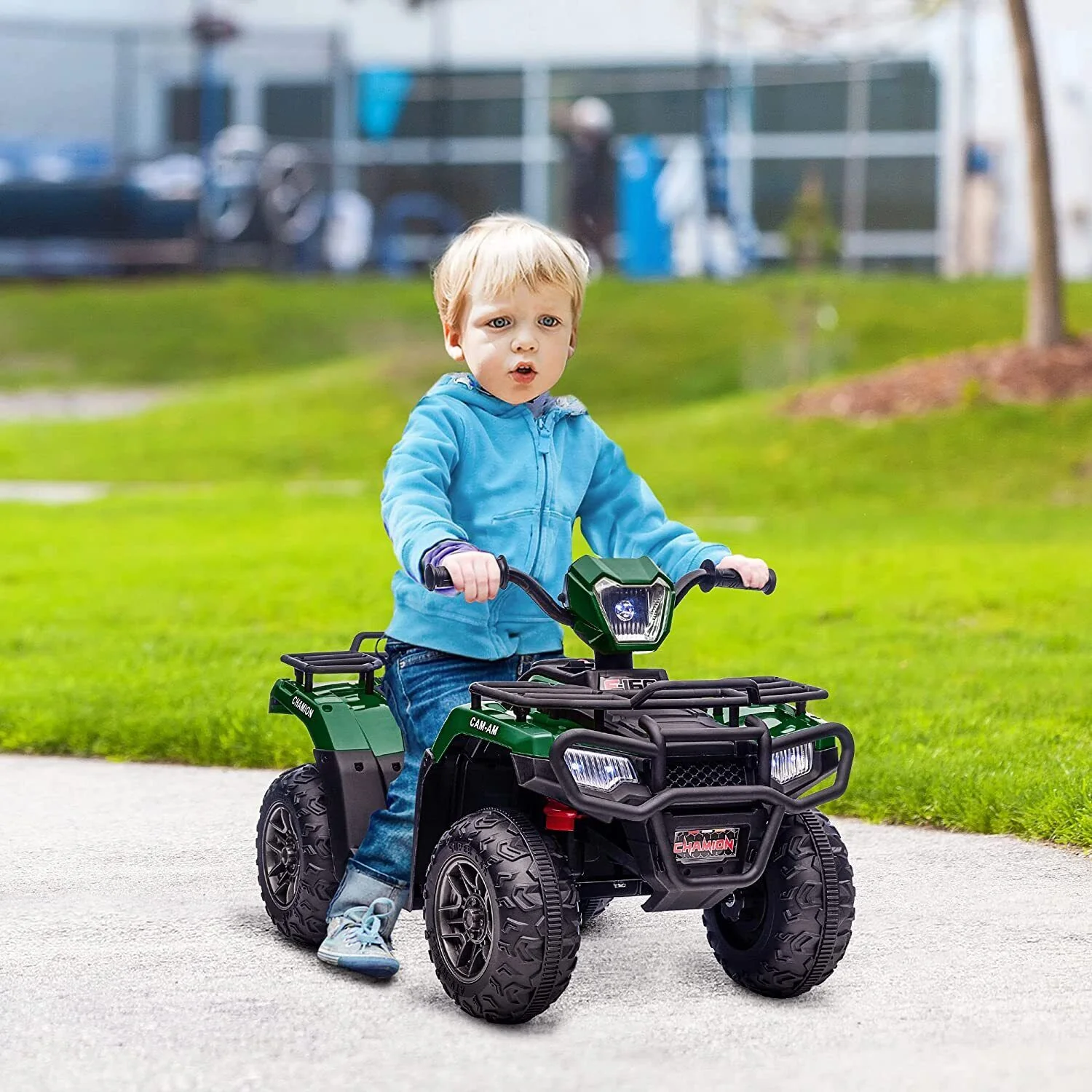 Kids 12V ATV with AUX & USB, Music & LED Lights - Battery-Powered 4 Wheeler - Image 43