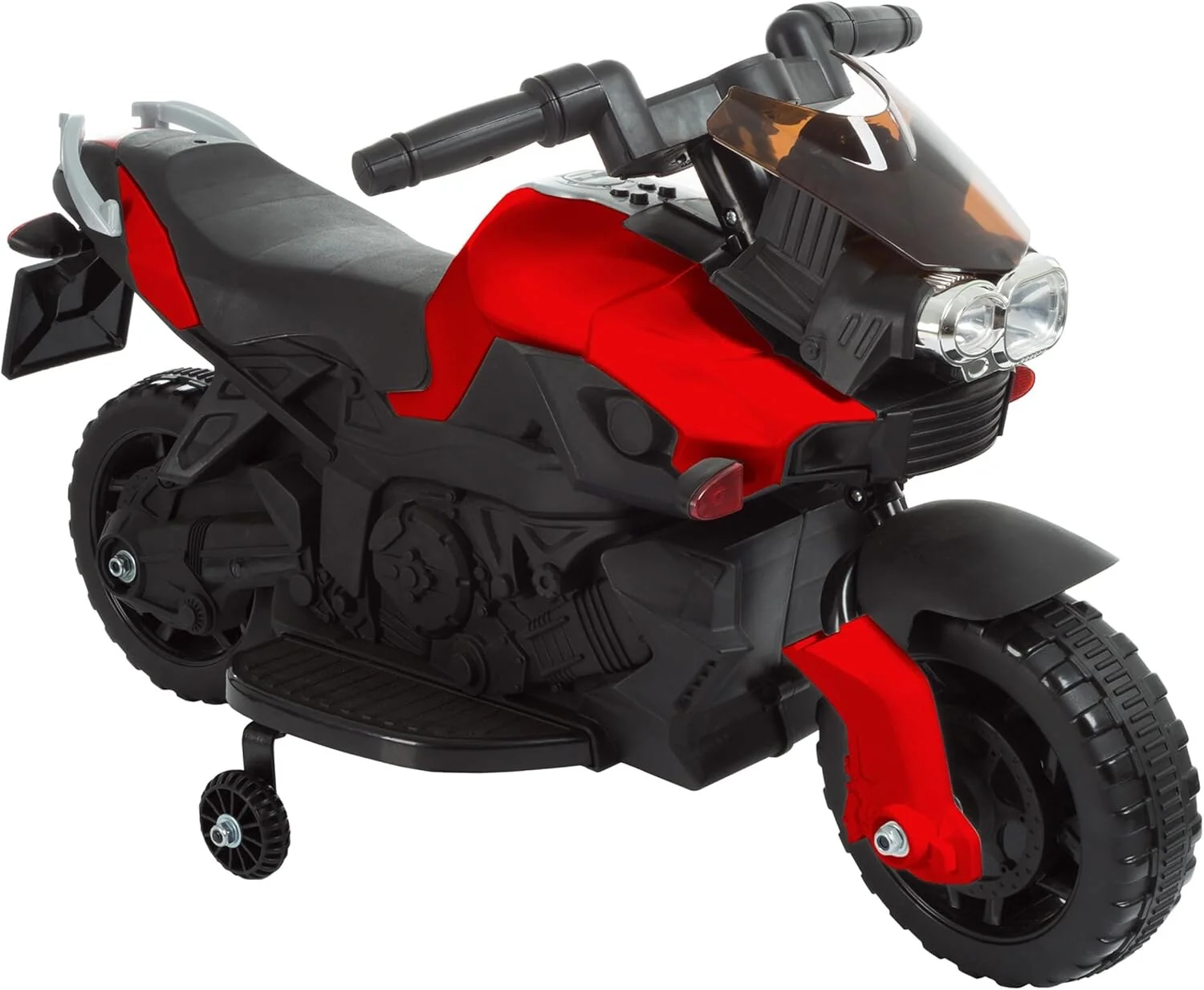 Kids 3-Wheel Electric Motorcycle with Training Wheels and Reverse Function - Image 8