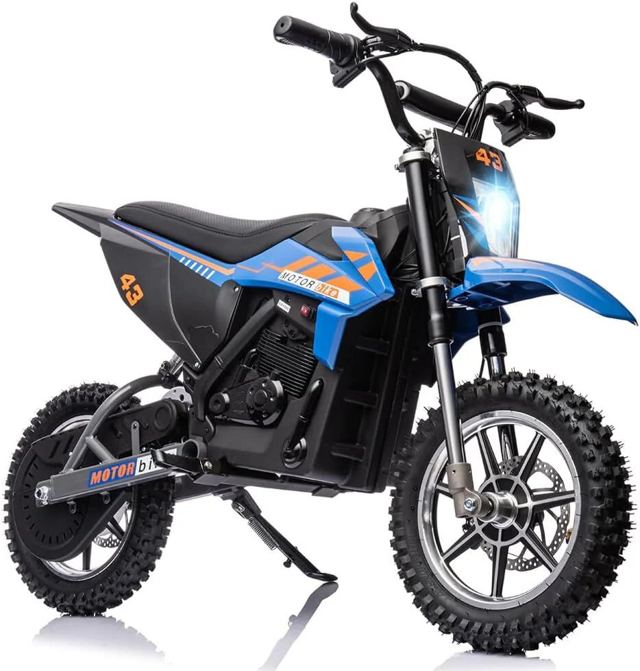 36V Electric Off-Road Kids Dirt Bike with 15.5 MPH Max Speed - Image 10