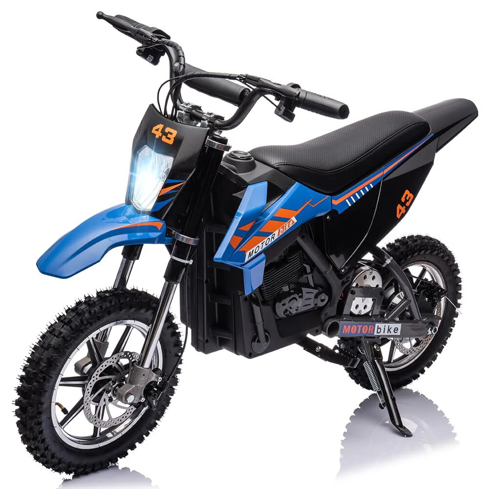 36V Electric Off-Road Kids Dirt Bike with 15.5 MPH Max Speed - Image 16