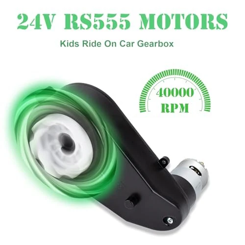 Children's Ride-On Toy Car Gearbox Compatible with Most Models 555 Motor 24V 40000RPM - Image 6