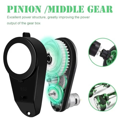 Children's Ride-On Toy Car Gearbox Compatible with Most Models 555 Motor 24V 40000RPM - Image 7