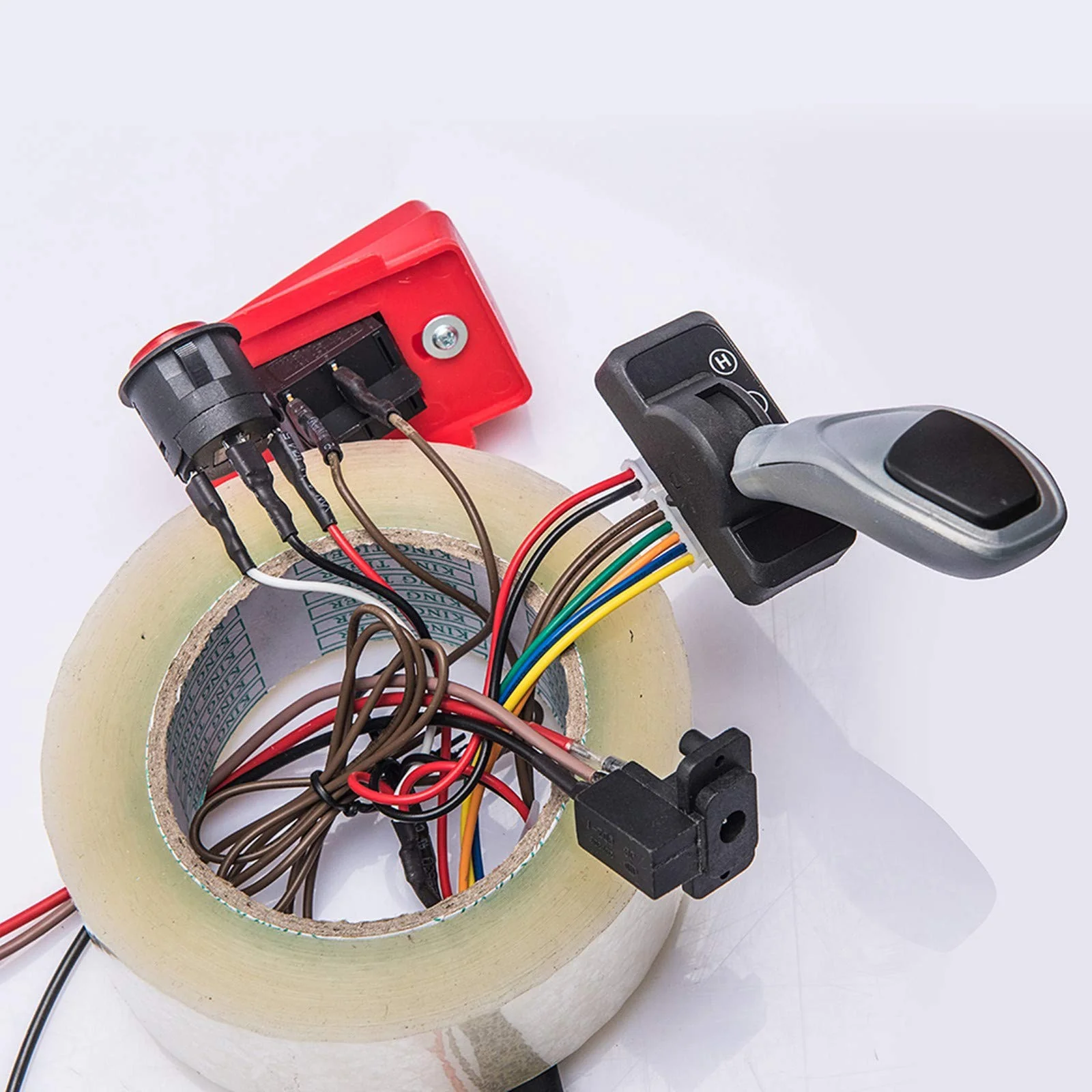 12V Kids Electric Car Wiring Harness with Remote Control Circuit Board and Switch - Image 5