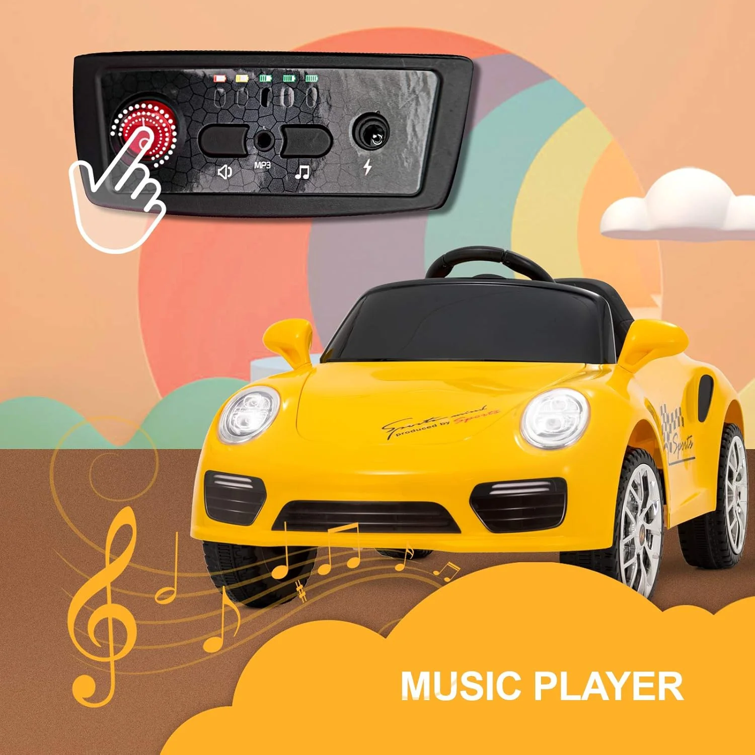 Electric 6V Battery-Powered Kids Ride-On Car with Remote Control - Image 3