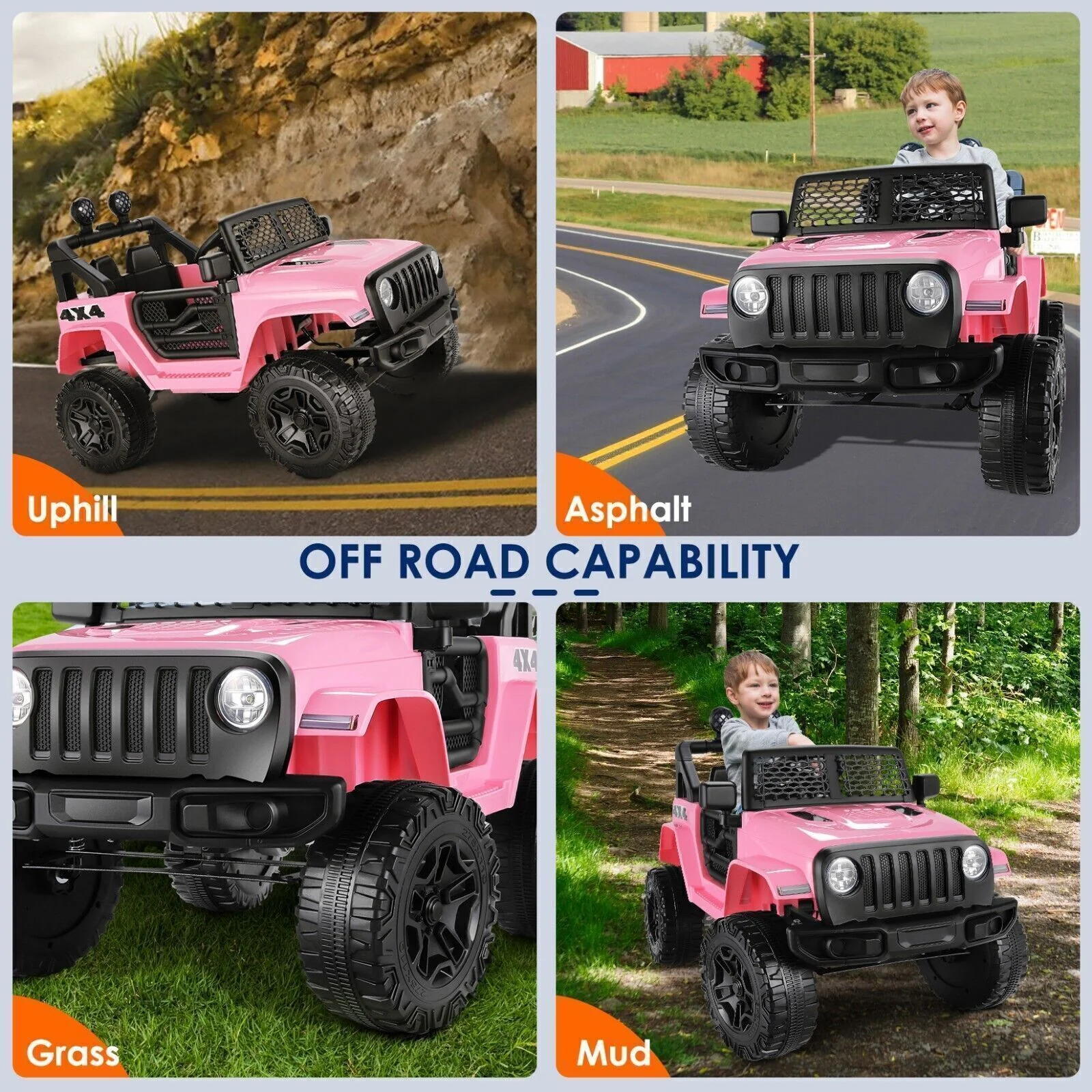 Kids Electric Ride-On Truck with Parent Remote Control and Bluetooth Music - Image 7