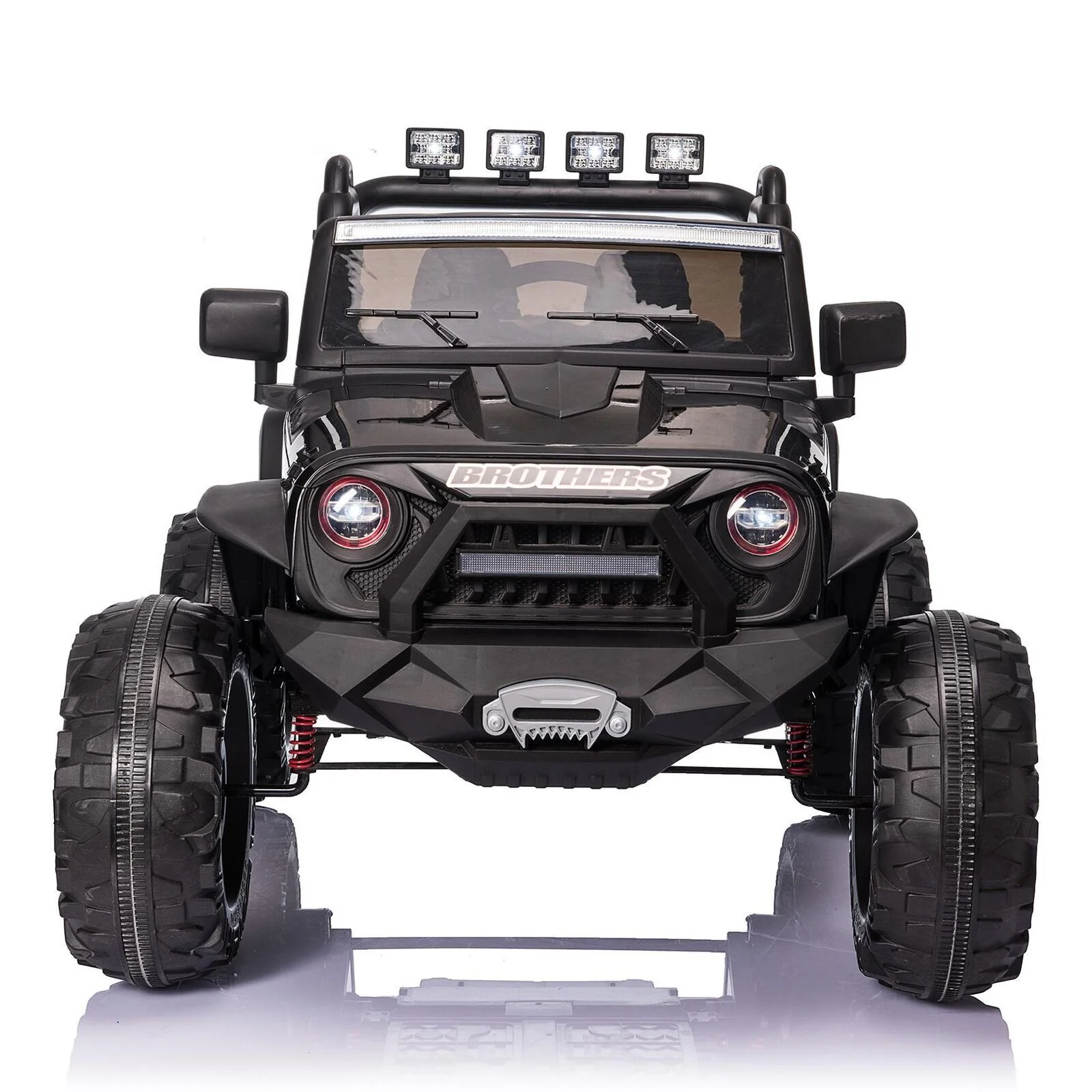 Kids Electric Ride On Truck with Remote Control and LED Lights - 24V 400W