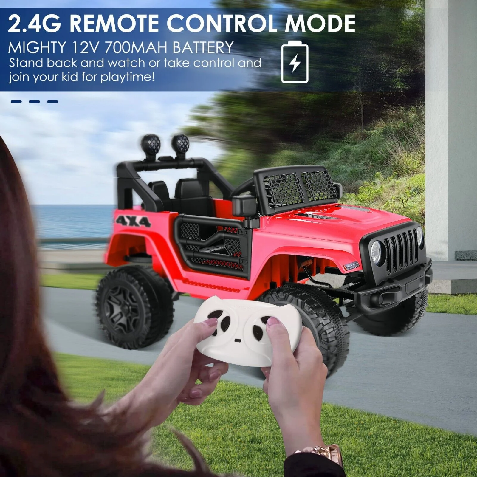 Kids Lamborghini Electric Ride-On Car with Remote Control - 24/12V Truck Design - Image 36