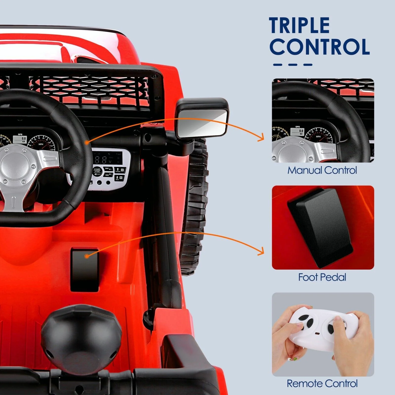 Kids Lamborghini Electric Ride-On Car with Remote Control - 24/12V Truck Design - Image 37