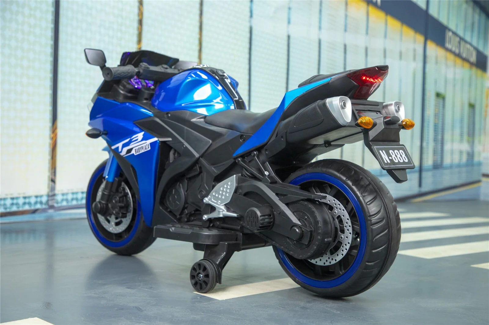 12V Electric Kids Motorcycle for Ages 3-6 with Rechargeable Battery for Boys and Girls - Image 9