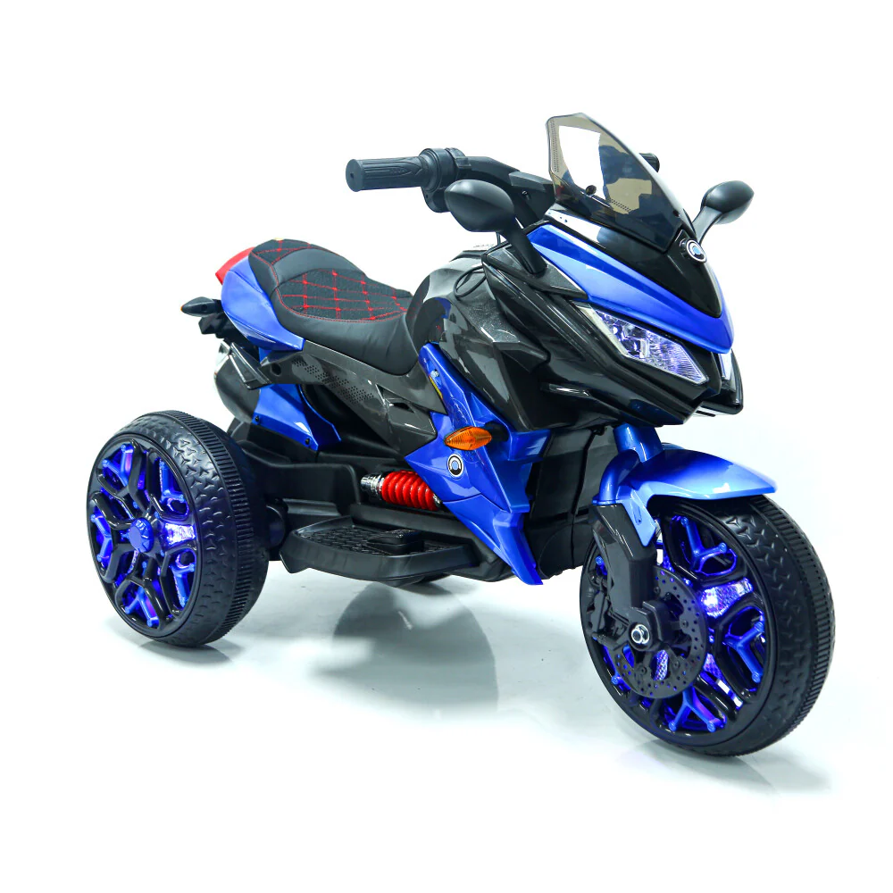 Rechargeable Battery-Powered 3-Wheel Kids Motorcycle Ride-On Toy - Image 9