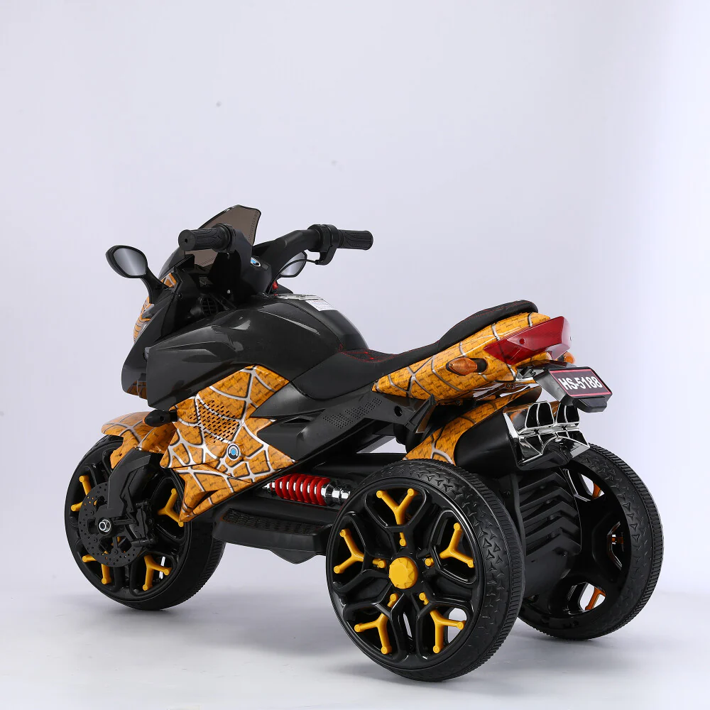 Battery-Powered 3-Wheel Ride-On Motorcycle for Kids - Image 5