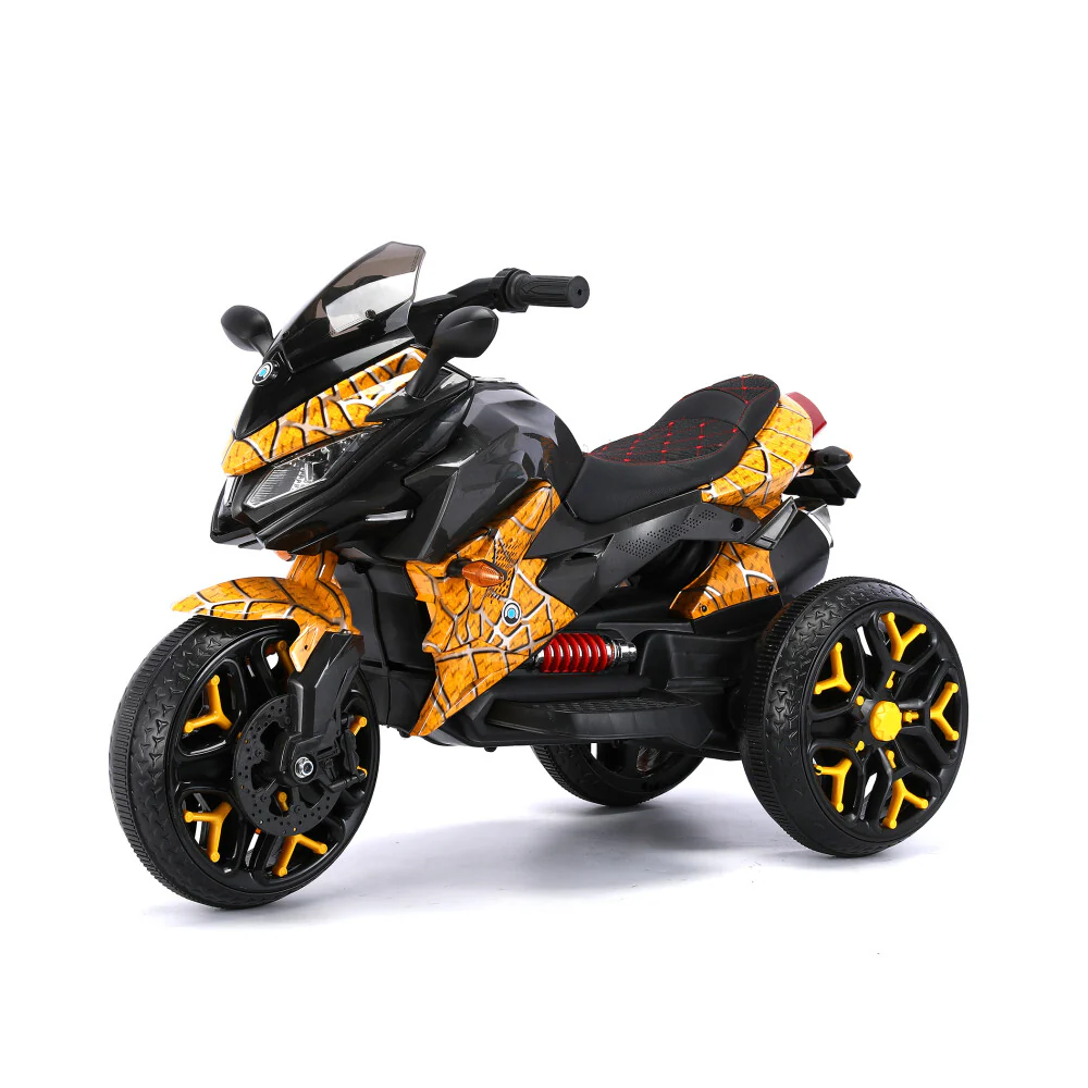 Battery-Powered 3-Wheel Ride-On Motorcycle for Kids - Image 9