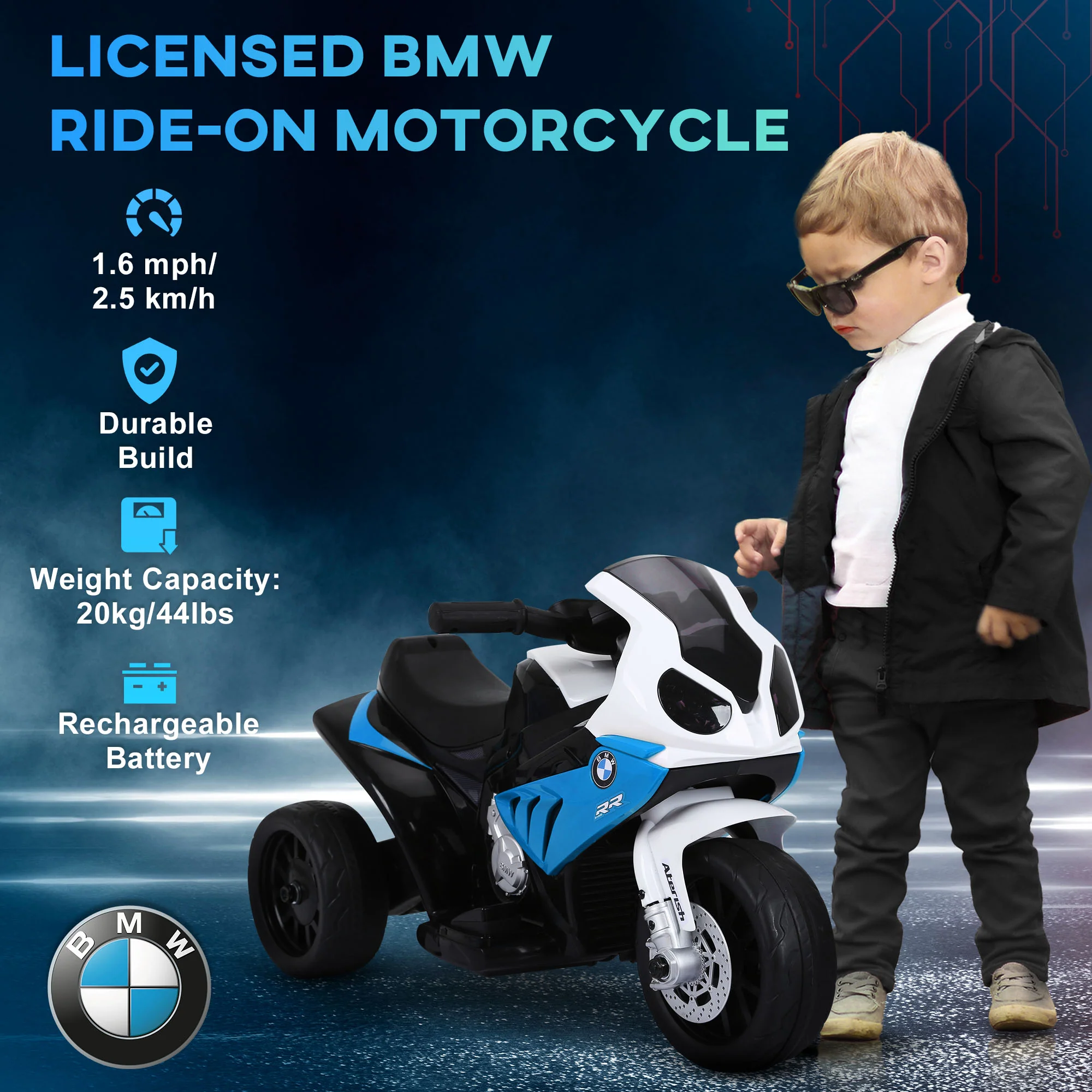 Electric 3-Wheel Motorcycle for Kids – Motorized Ride-On Toy for Boys and Girls - Image 18