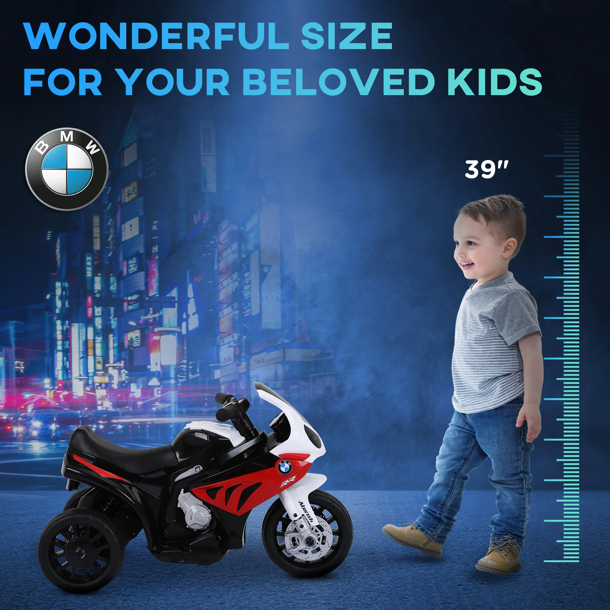 Electric 3-Wheel Motorcycle for Kids – Motorized Ride-On Toy for Boys and Girls - Image 8