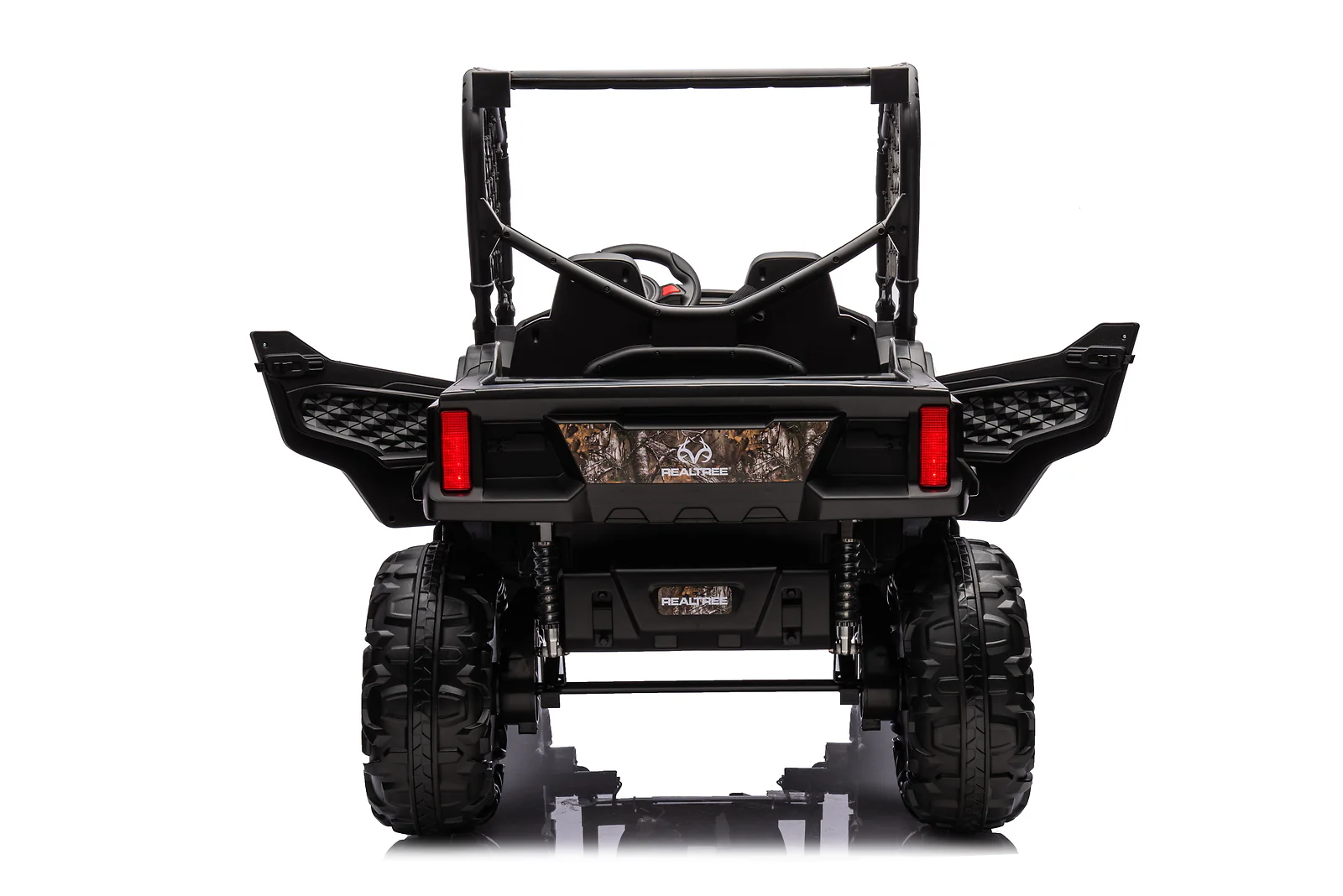 24V Battery-Powered Kids Realtree Camo UTV Ride-On Toy with Remote Control for Boys 3+ - Image 5