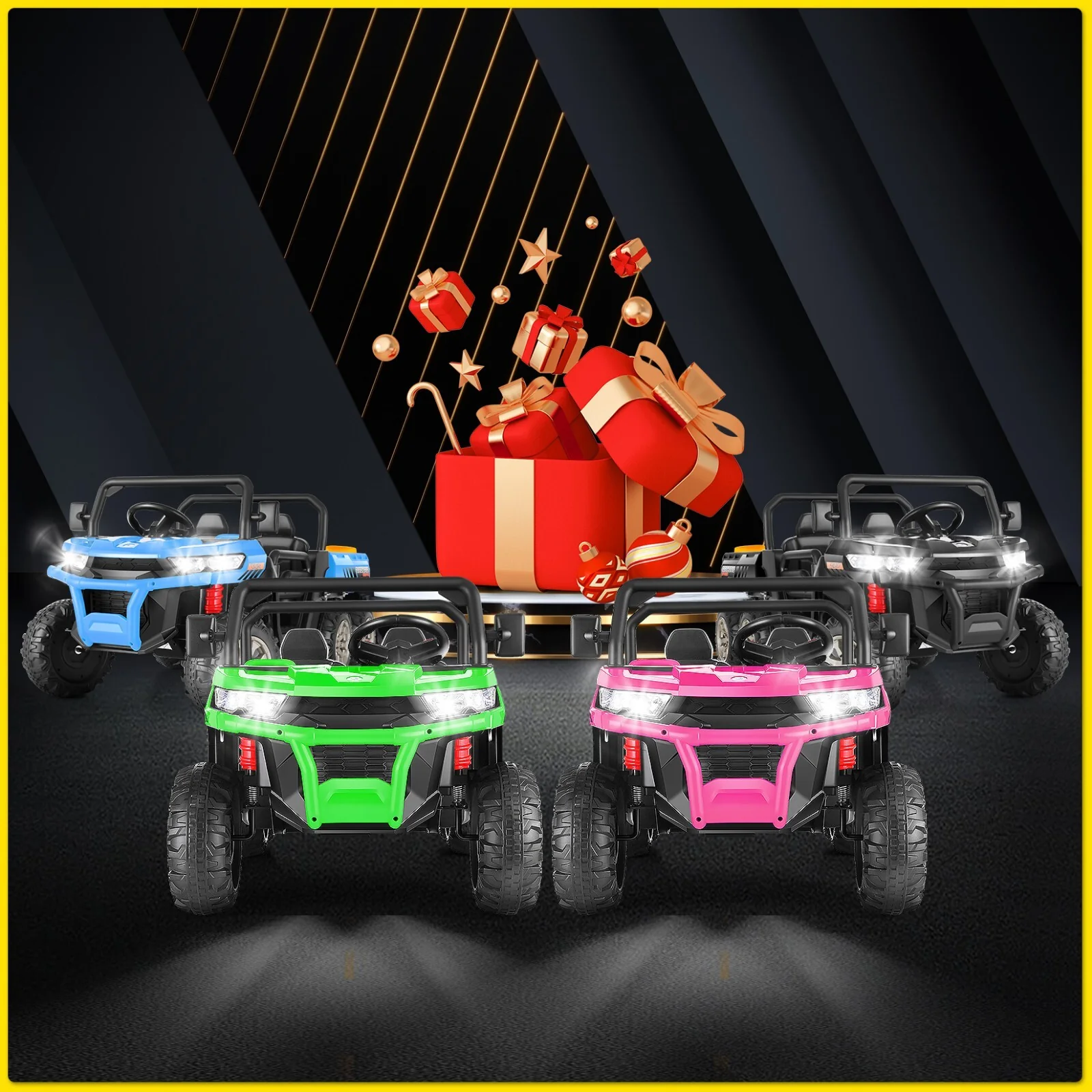 24V Electric Kids Ride-On Dump Truck with Remote Control 2-Seater 4/2WD - Image 21