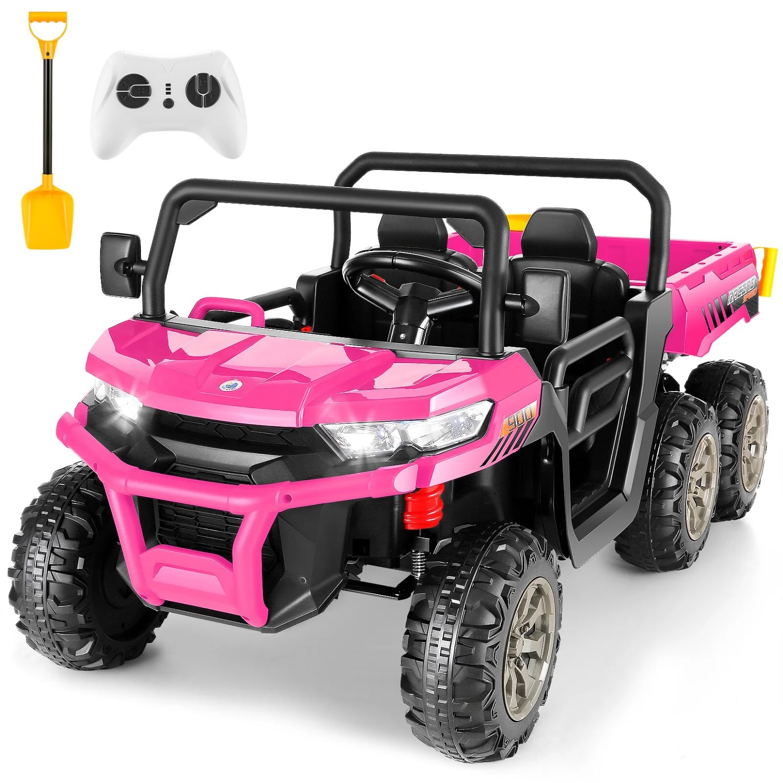 24V Electric Kids Ride-On Dump Truck with Remote Control 2-Seater 4/2WD - Image 31