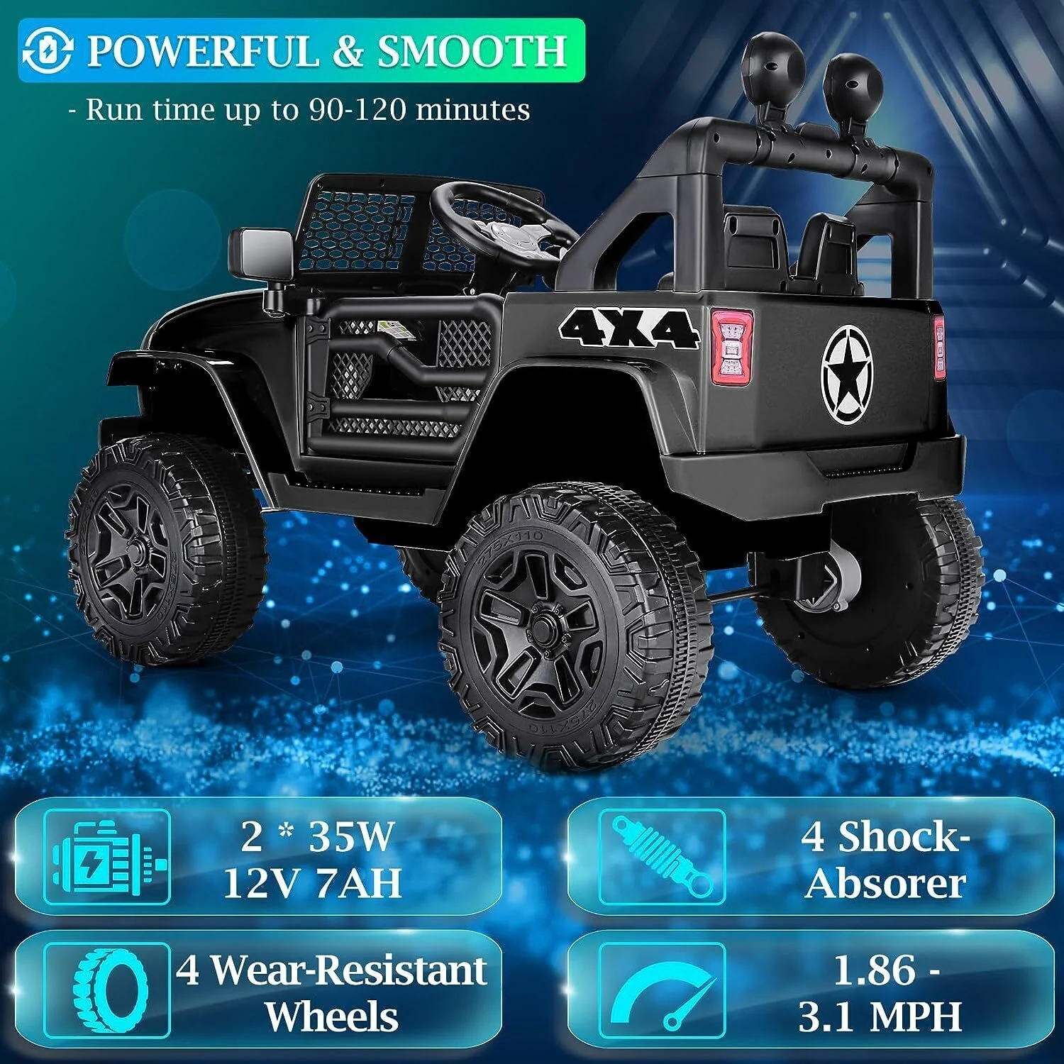Kids Ride-On Lamborghini Electric Car with Remote Control - 24/12V - Image 23