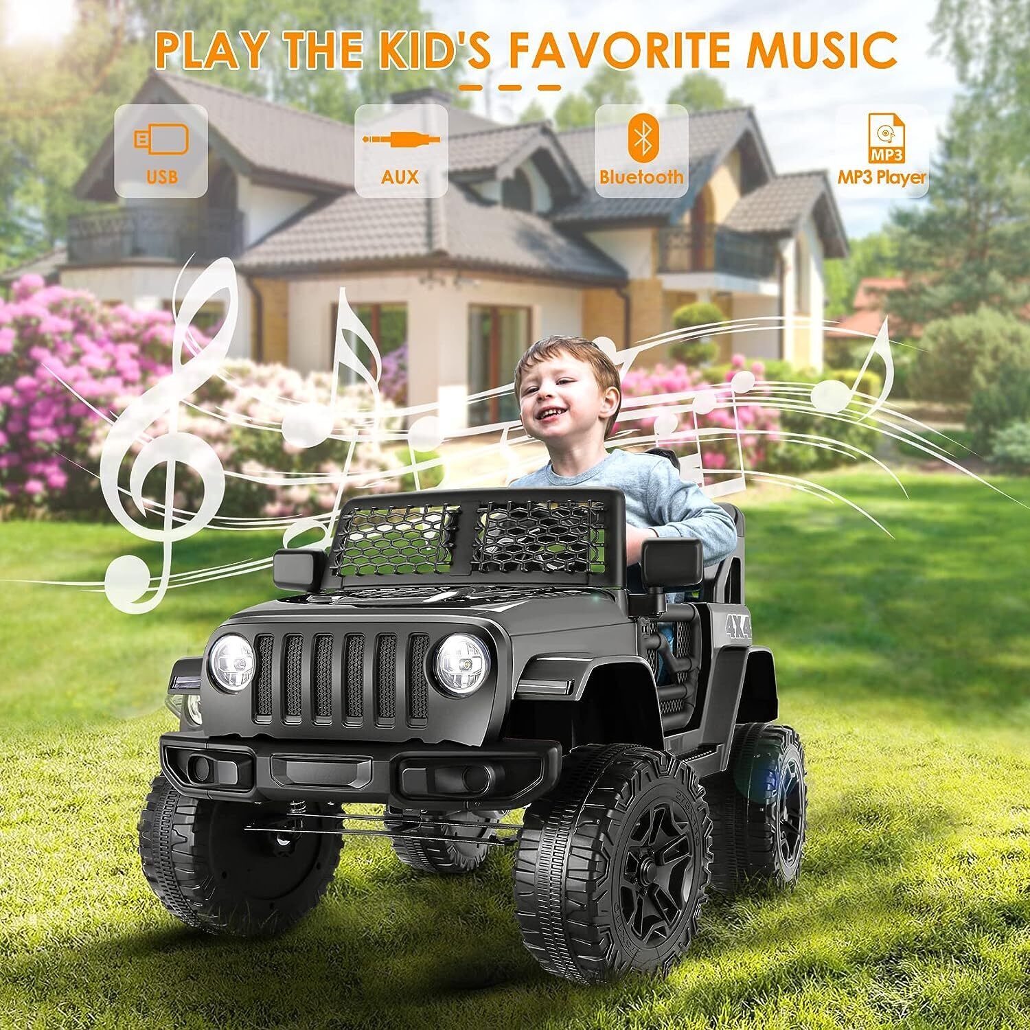 Kids Ride-On Lamborghini Electric Car with Remote Control - 24/12V - Image 26