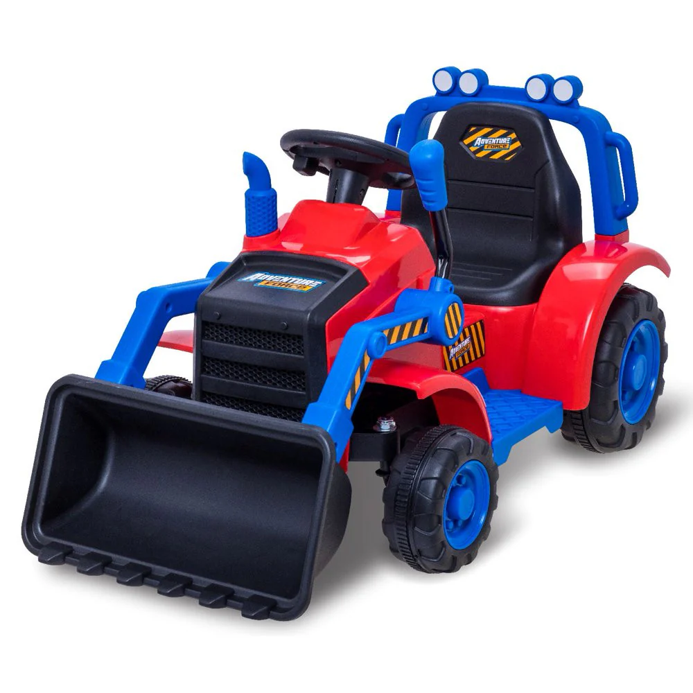 Toddler Ride-On Tractor Loader Truck with Working Bucket Ages 1.5–3 - Image 10
