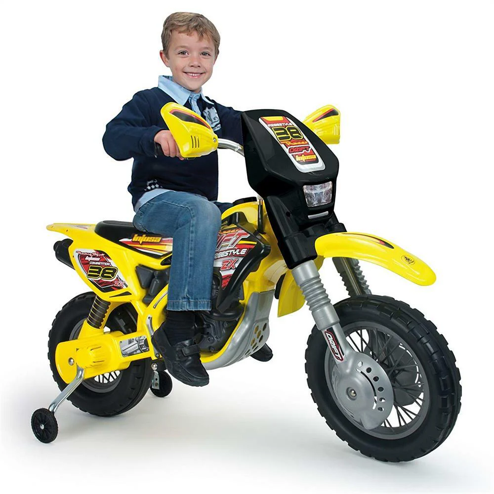 Kids Battery-Powered 12V Ride-On Dirt Bike Motorcycle with Drift Function - Image 2