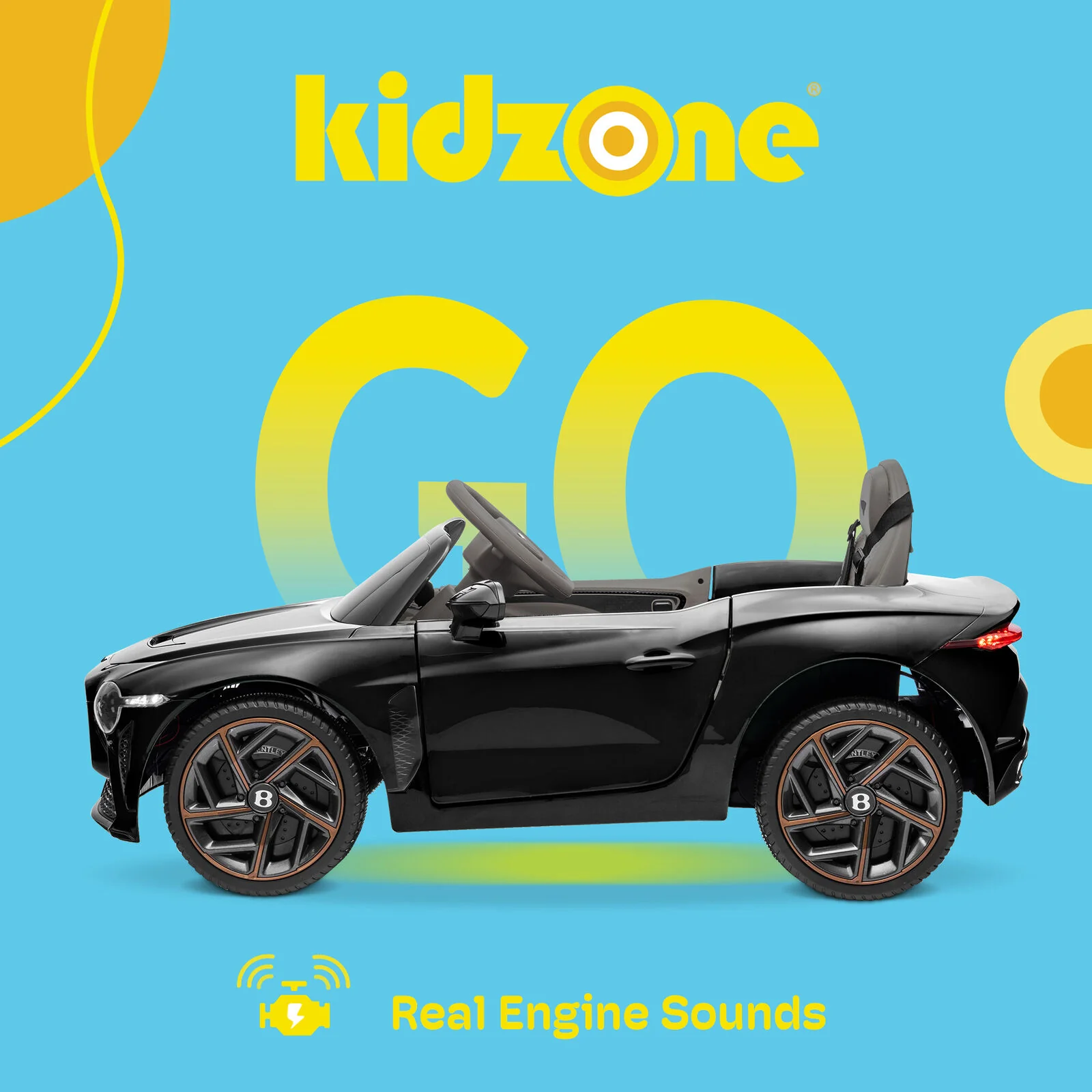 Kidzone 12V Kids Ride-On Car with Remote Control - Available in 5 Vibrant Colors! - Image 3