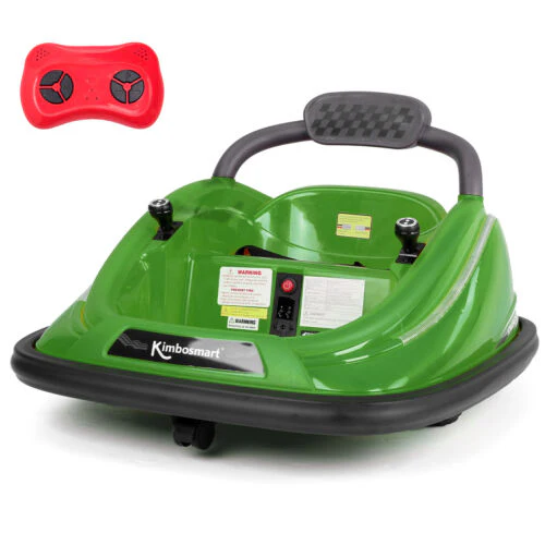Kimbosmart Electric Bumper Car for Kids - Remote Controlled 360° Spin Ride-On - Image 2