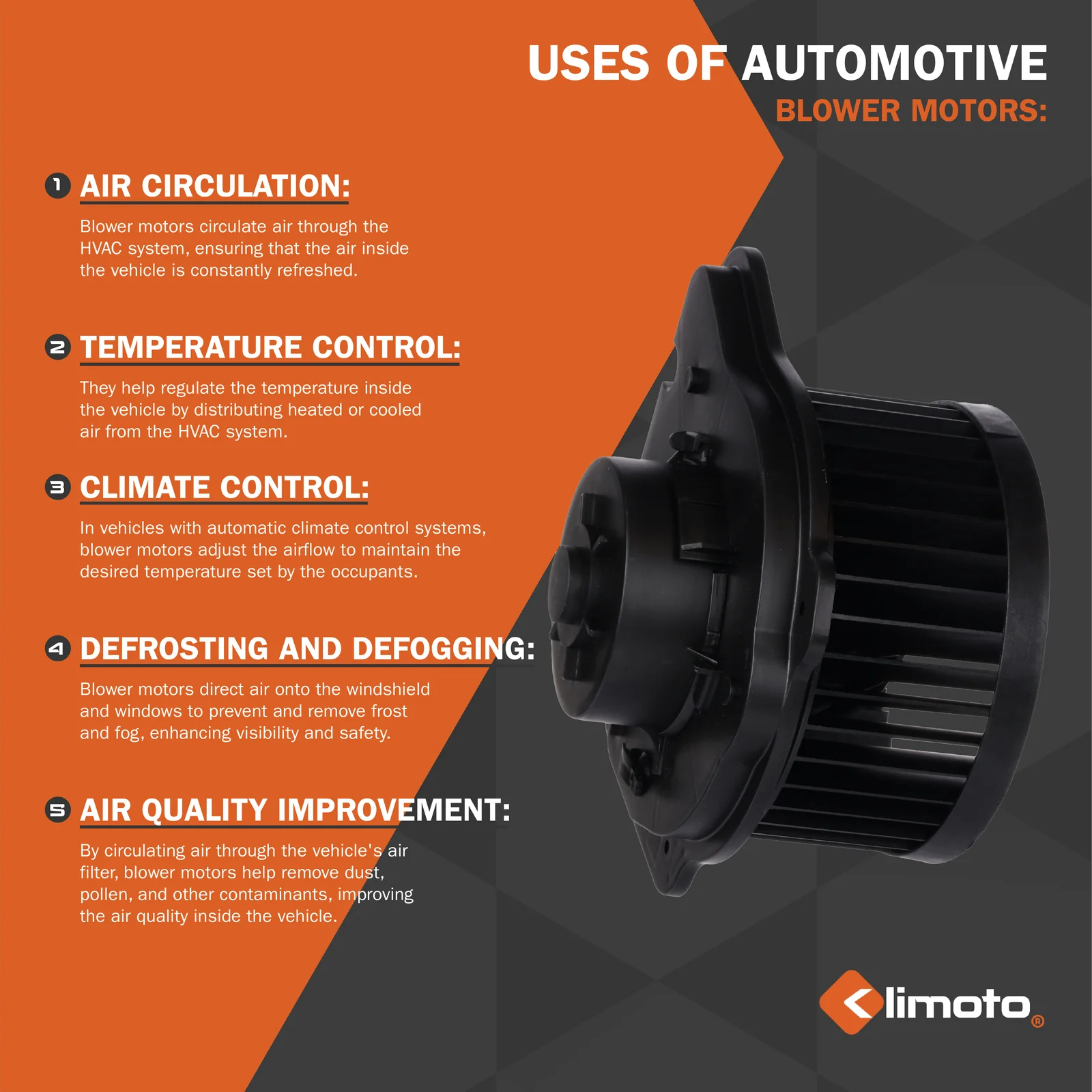 Blower Motor Compatible with 2003-2006 Cadillac Escalade and 2004 Escalade ESV - Image 4