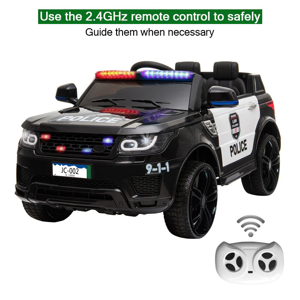 LEADZM JC002 Electric Police Ride-On Car for Kids with 2.4G Remote Control - Image 3