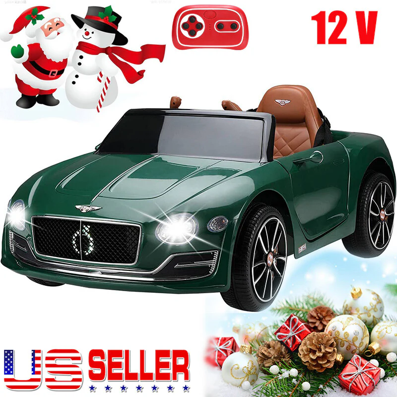 Licensed Bentley Style 12V Kids Electric Ride-On Car with Remote Control