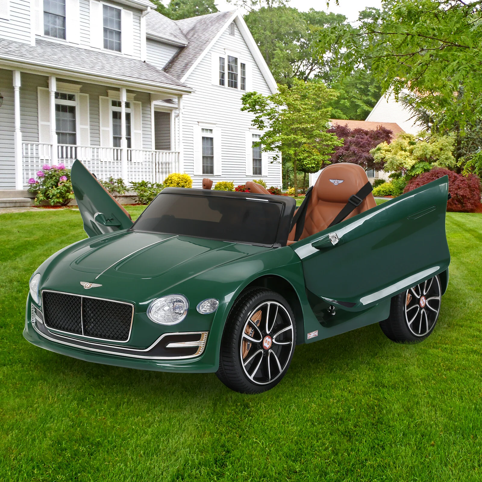 Licensed Bentley Style 12V Kids Electric Ride-On Car with Remote Control - Image 16