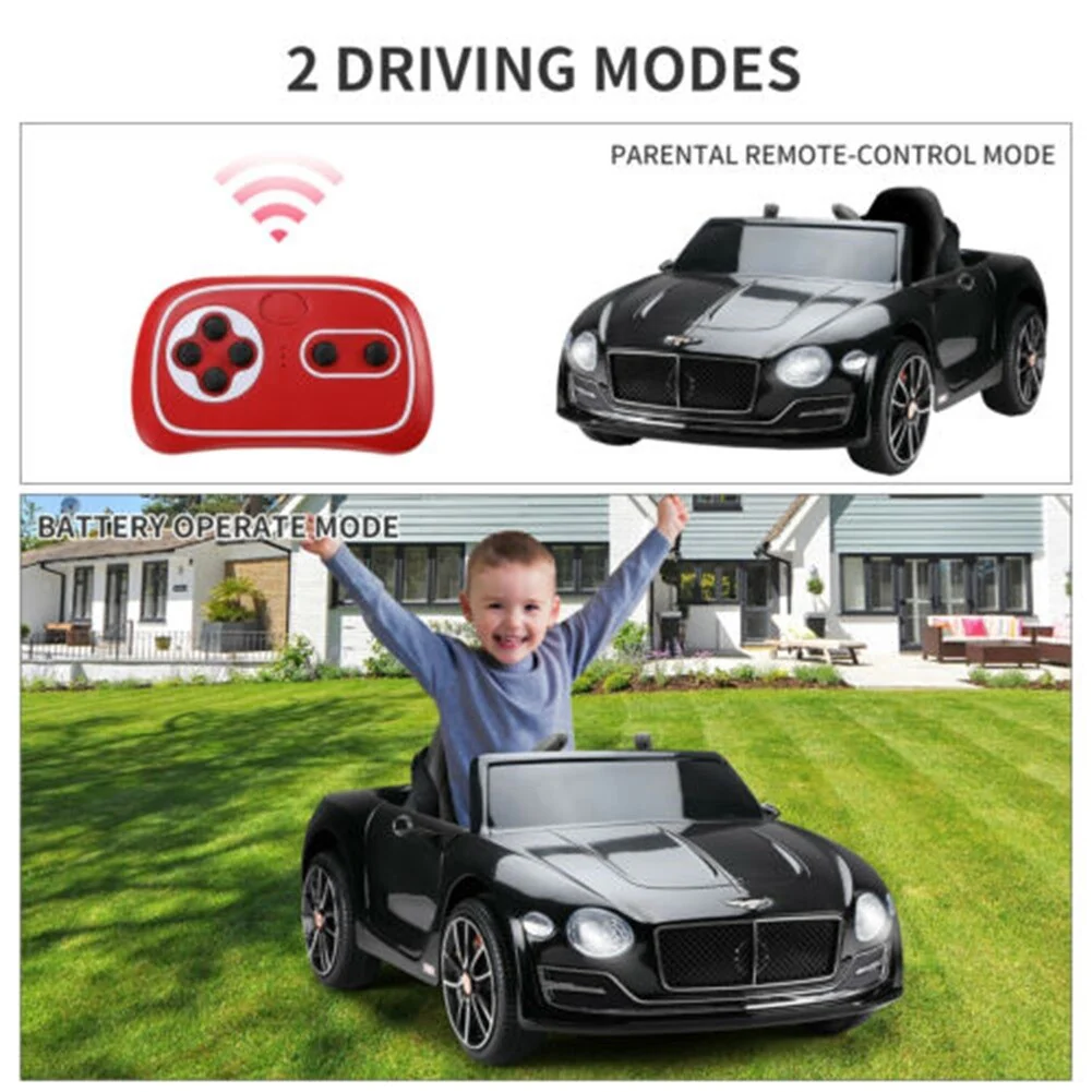 Licensed Bentley Style 12V Kids Electric Ride-On Car with 2.4G Remote Control - Image 7