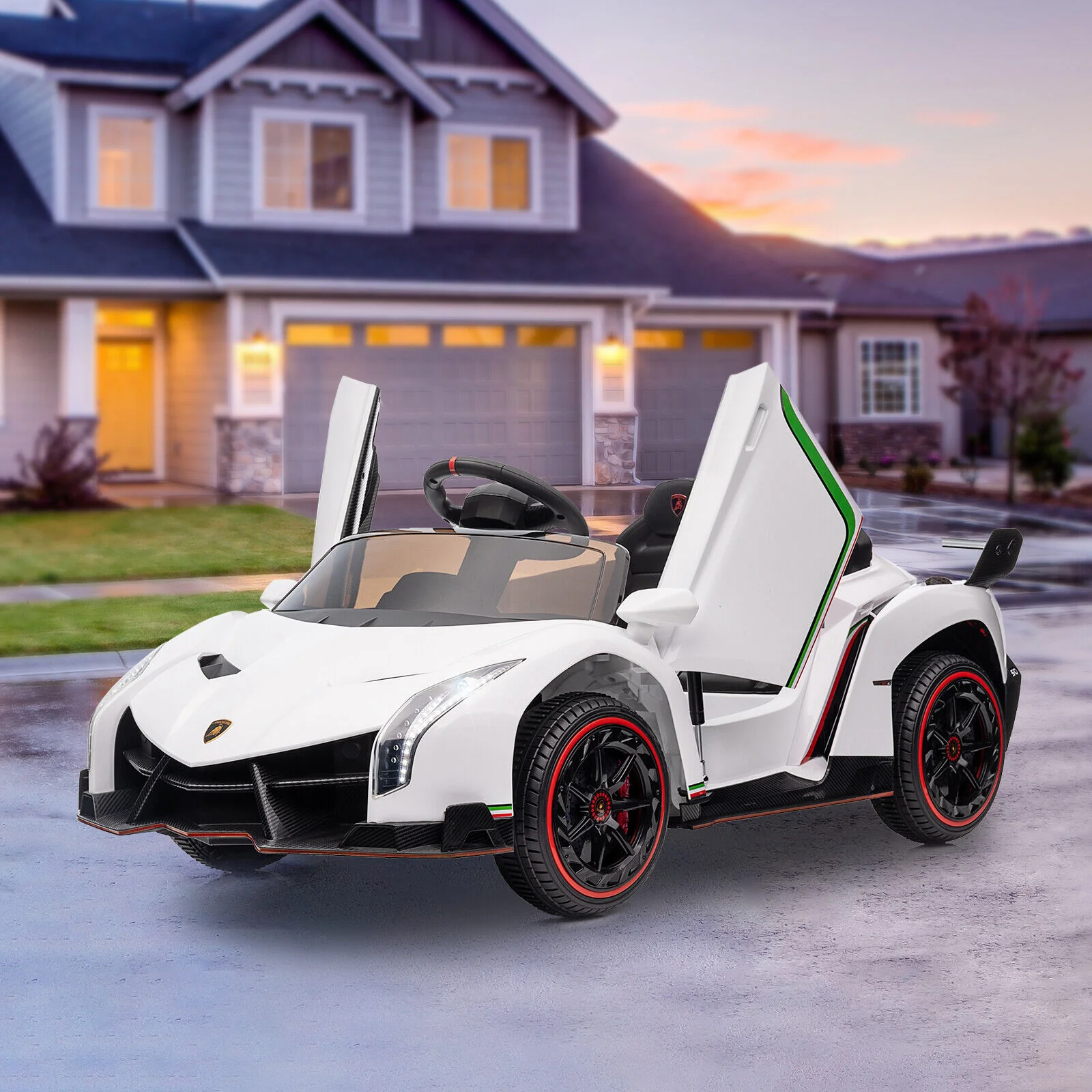 Licensed Lamborghini 12V Electric Ride-On Car for Kids with Remote Control - Image 12