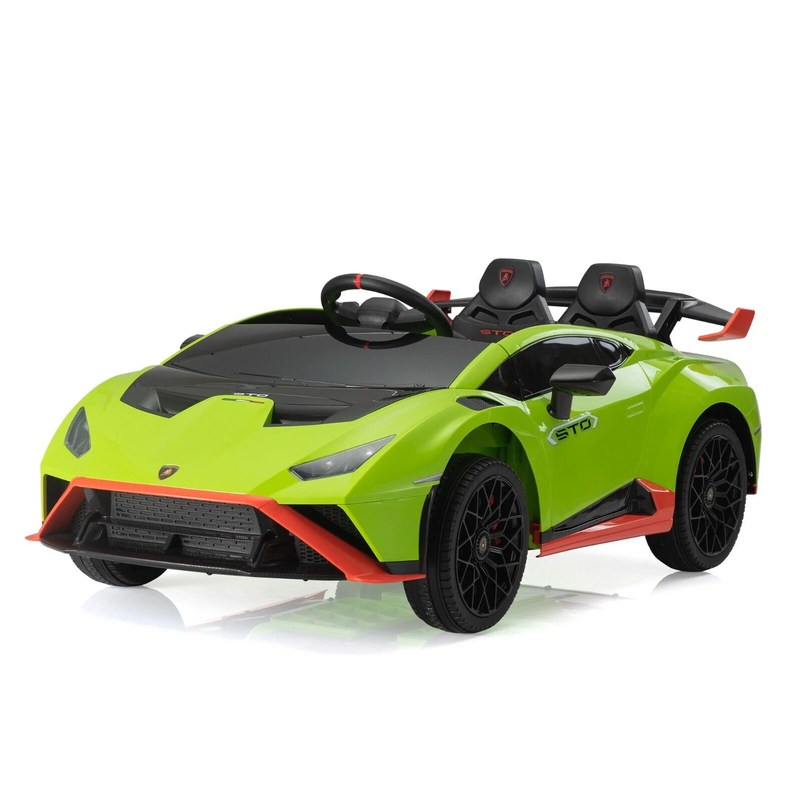 Licensed Lamborghini STO Ride On Car for Kids with RC and Music - 12V Electric Toy Vehicle - Image 3