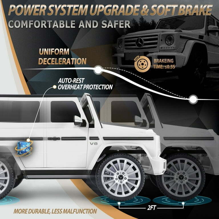 Licensed Mercedes-Benz 12V SUV Ride-On Car for Kids with Remote Control - 100W Powered Toy - Image 25