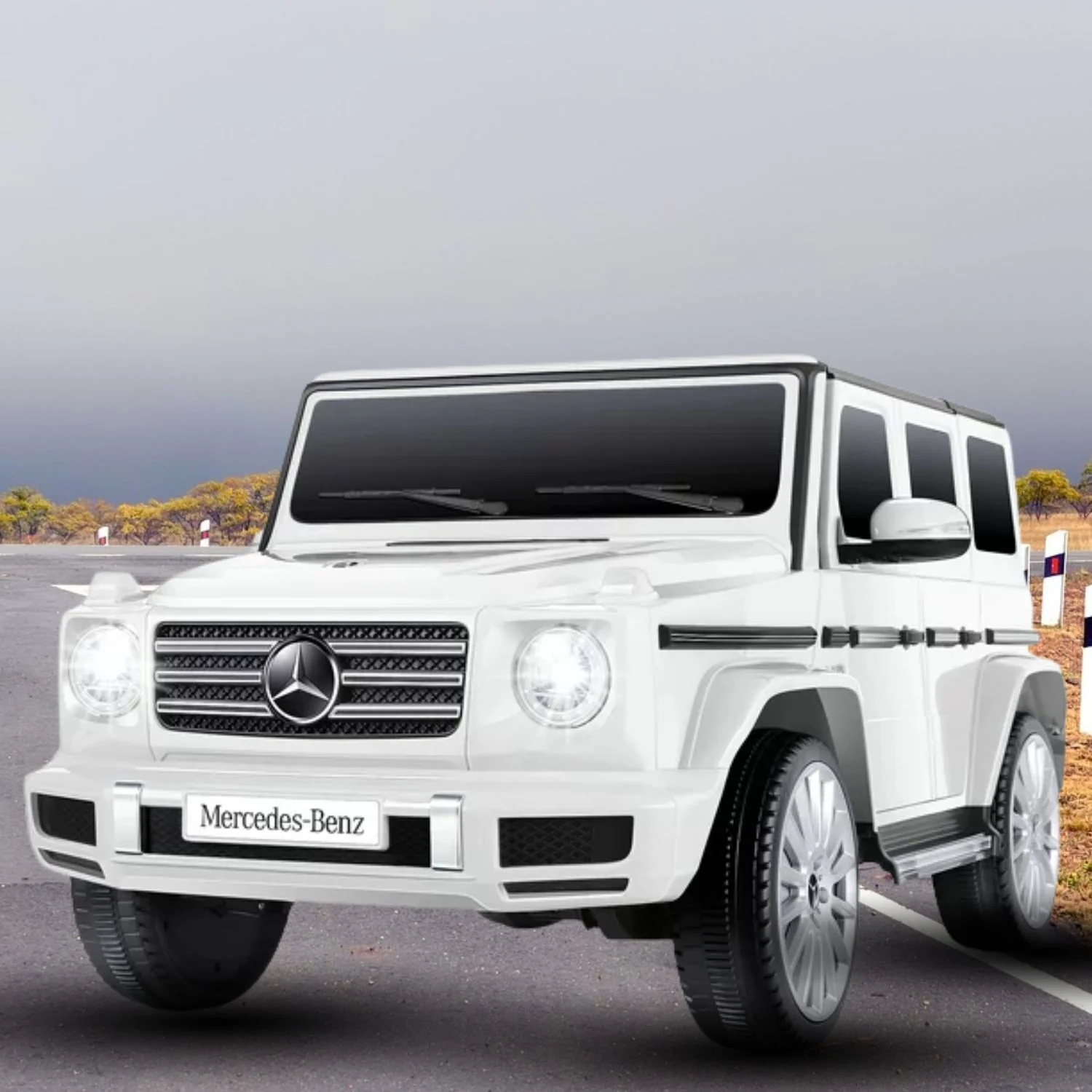 Licensed Mercedes Benz G500 4WD Electric Ride-On Car for Kids with Remote Control and MP3 Player - Image 3