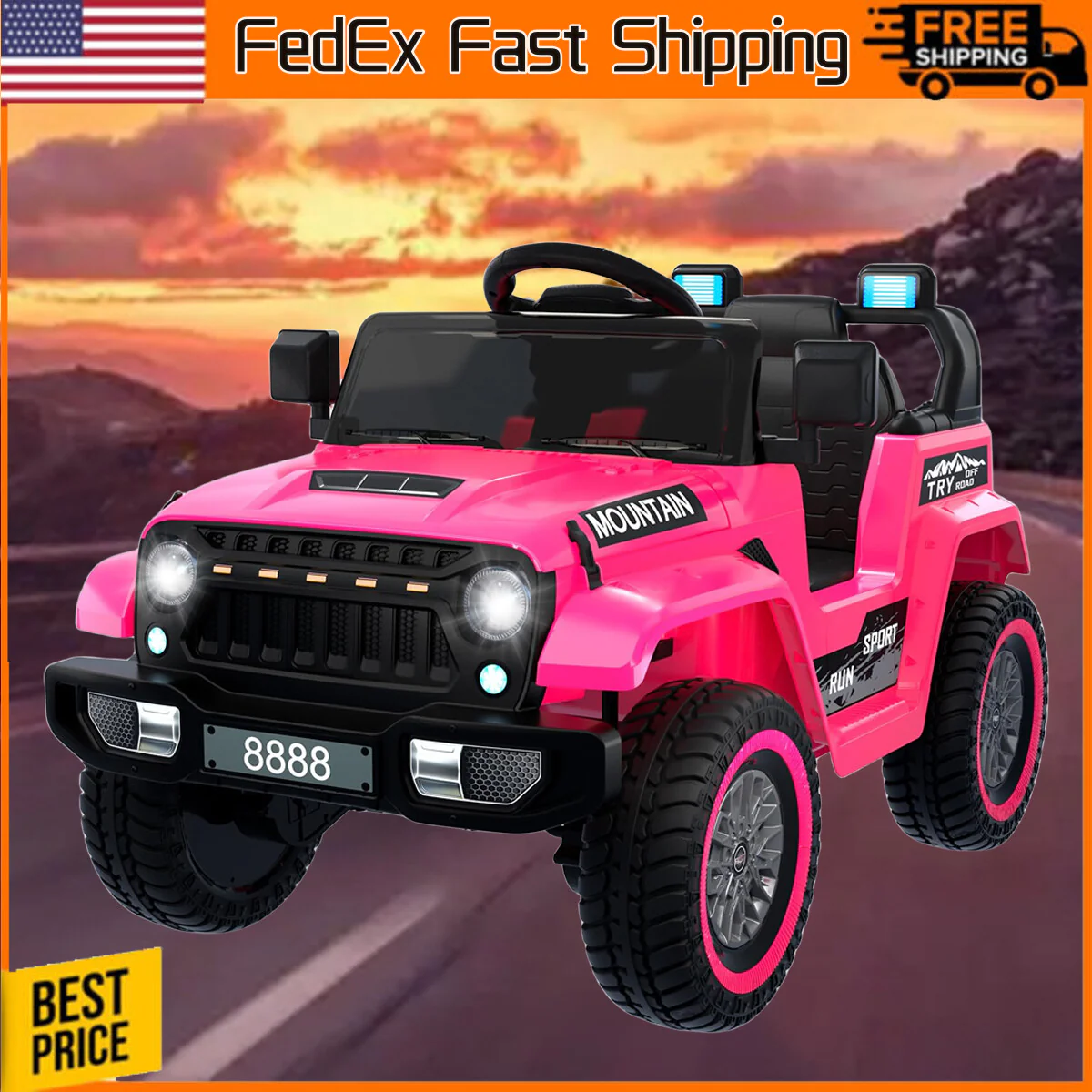 12V Electric Ride-On Truck Car for Kids with Battery and Remote Control - Image 10
