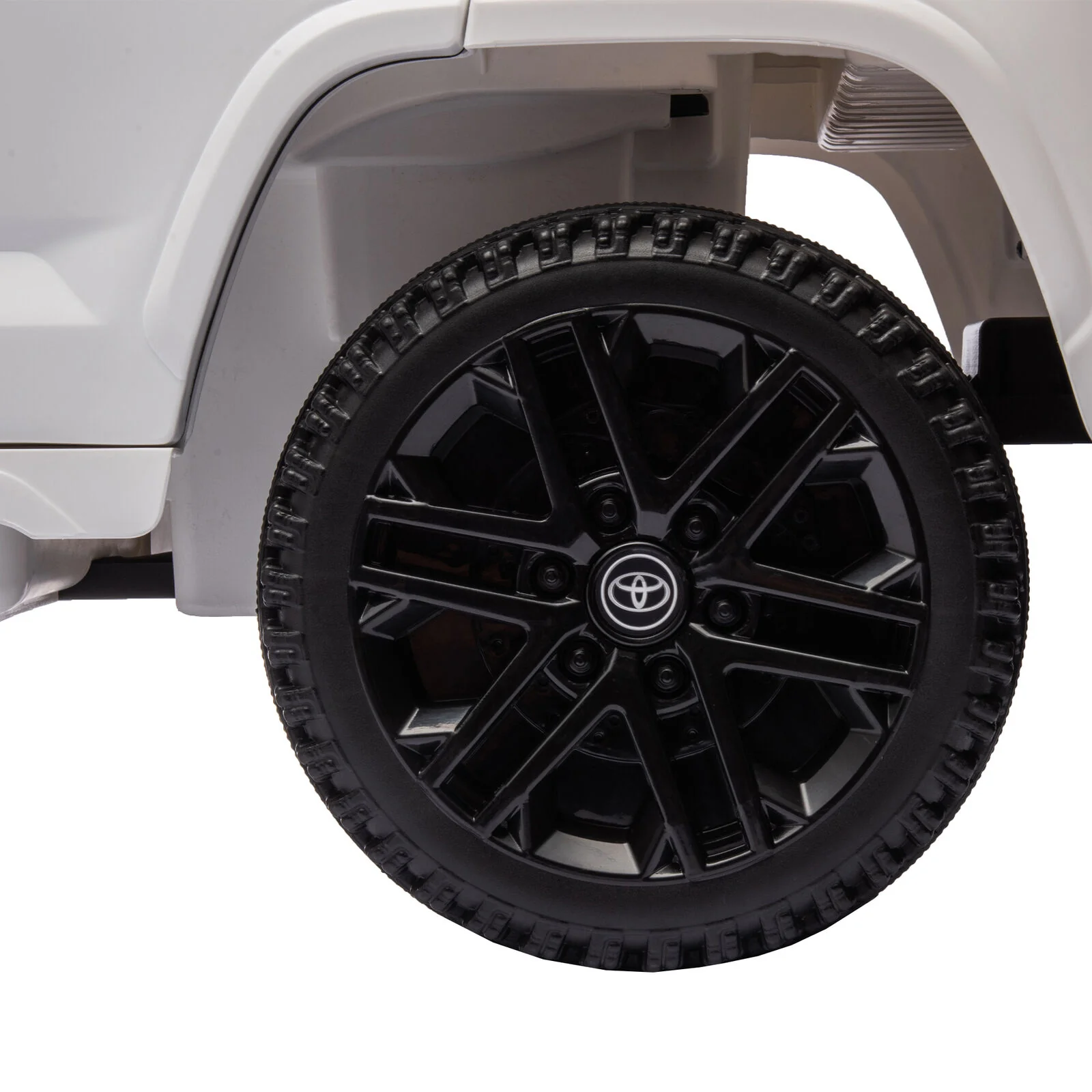 Licensed Toyota Tundra White 12V Kids Ride On Car with 3 Speeds and Dual Motors - Image 15