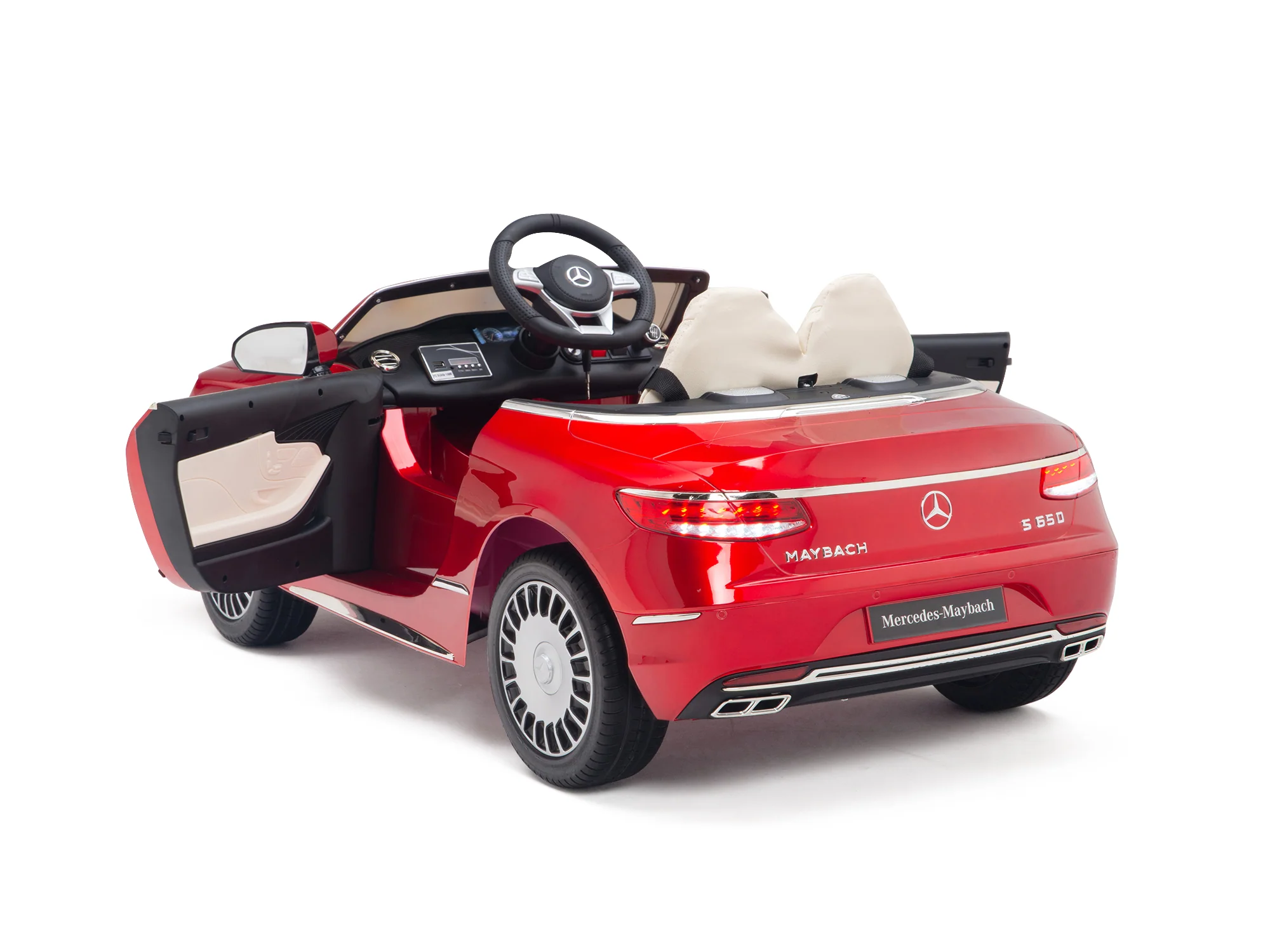 Pink Princess Mercedes Ride On Car For Girls W/Magic Cars® Wireless Parental Control - Image 83