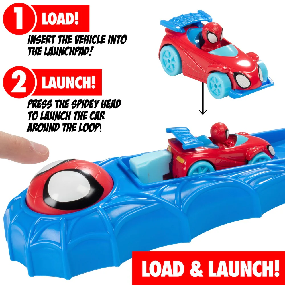 Marvel Spidey and His Incredible Friends - Exciting Loop Track with Vehicle Set - Image 5