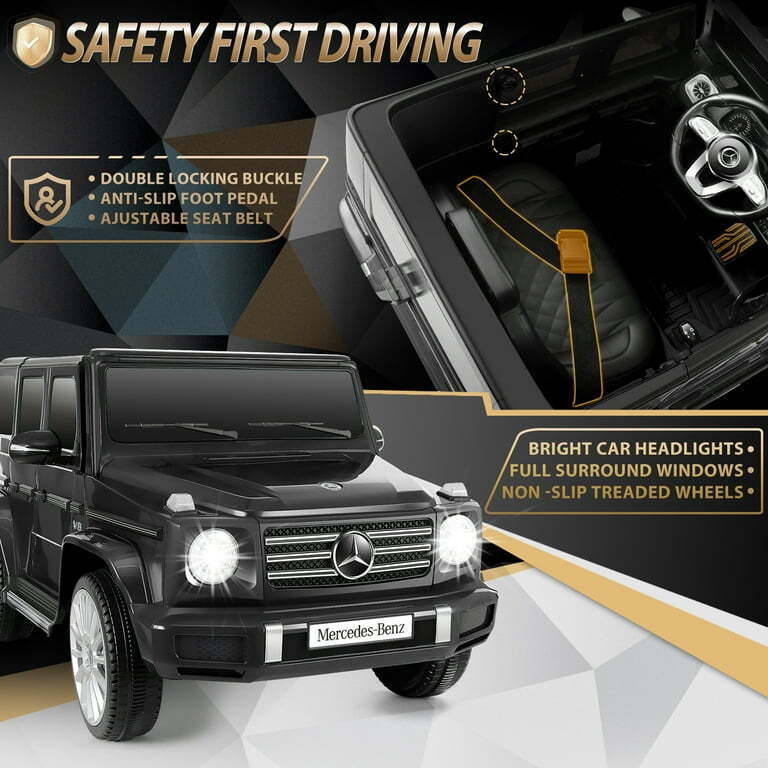 Mercedes Benz G500 12V Ride On Car for Kids with Remote Control and Music Player - Image 19