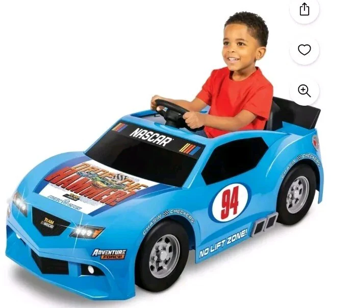 6V Powered Ride-On Champion Racer with Toy Engine and Tools - Image 7