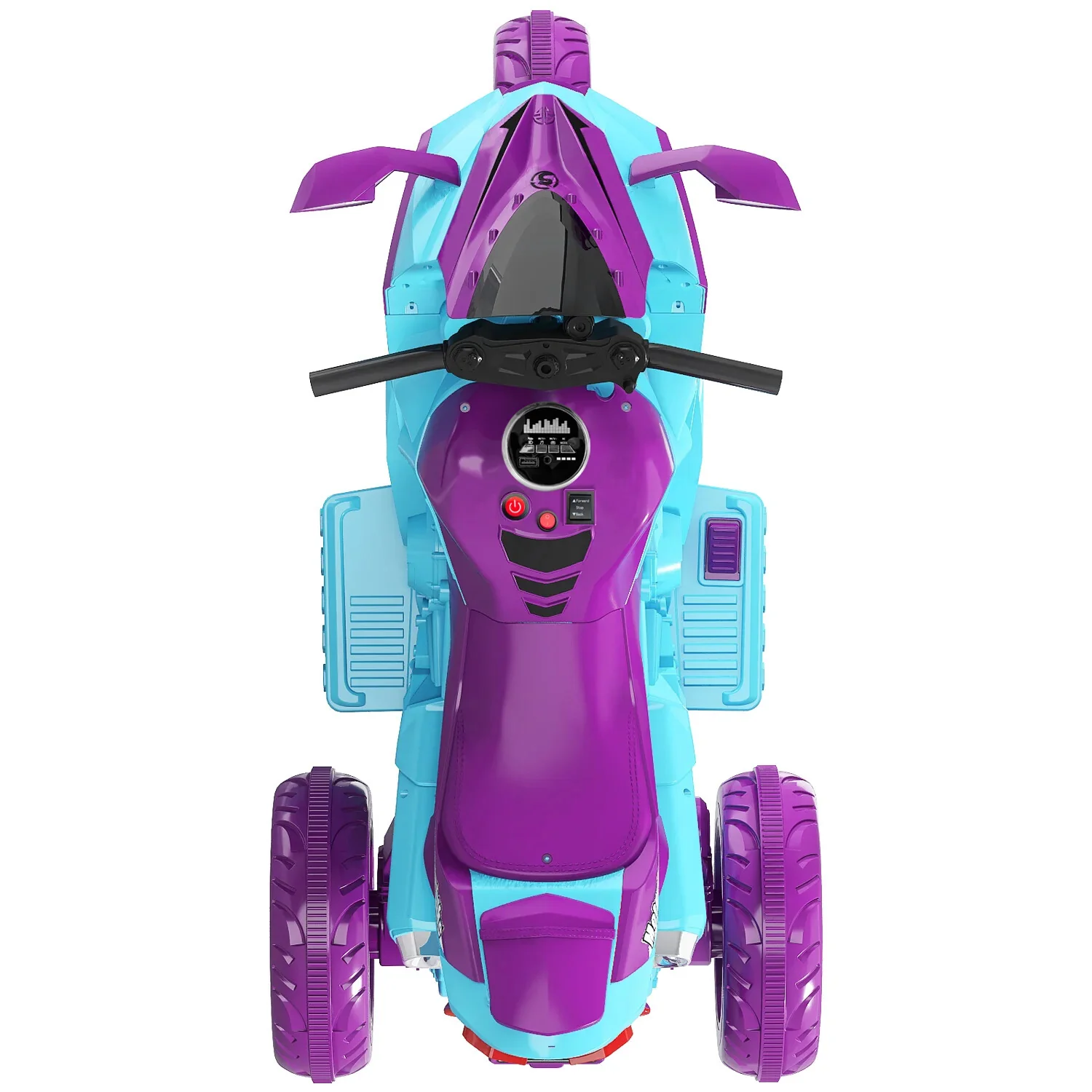 12V Electric Kids Ride-On Dirt Bike Motorcycle with 3 Wheels and LED Lights, Multi-Color - Image 3