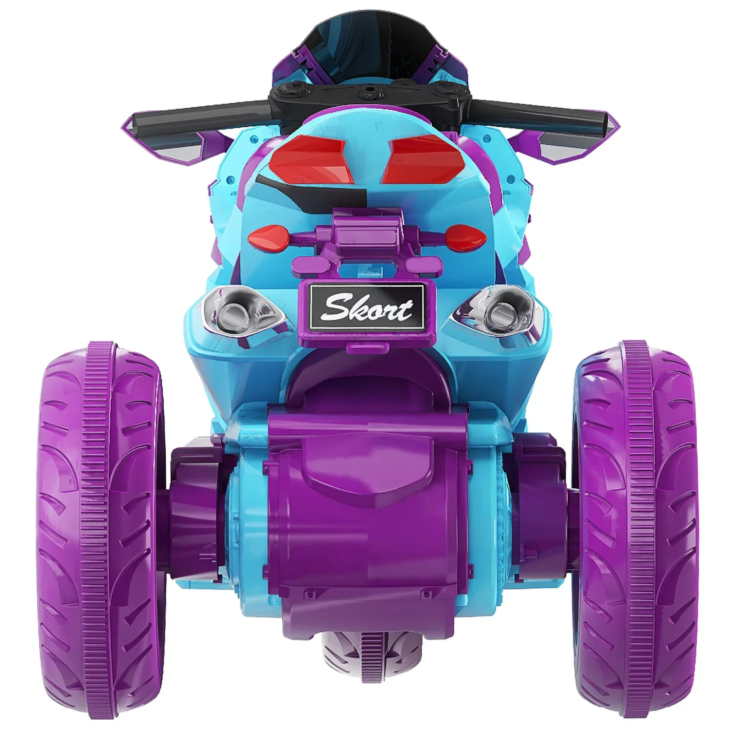 12V Electric Kids Ride-On Dirt Bike Motorcycle with 3 Wheels and LED Lights, Multi-Color - Image 4